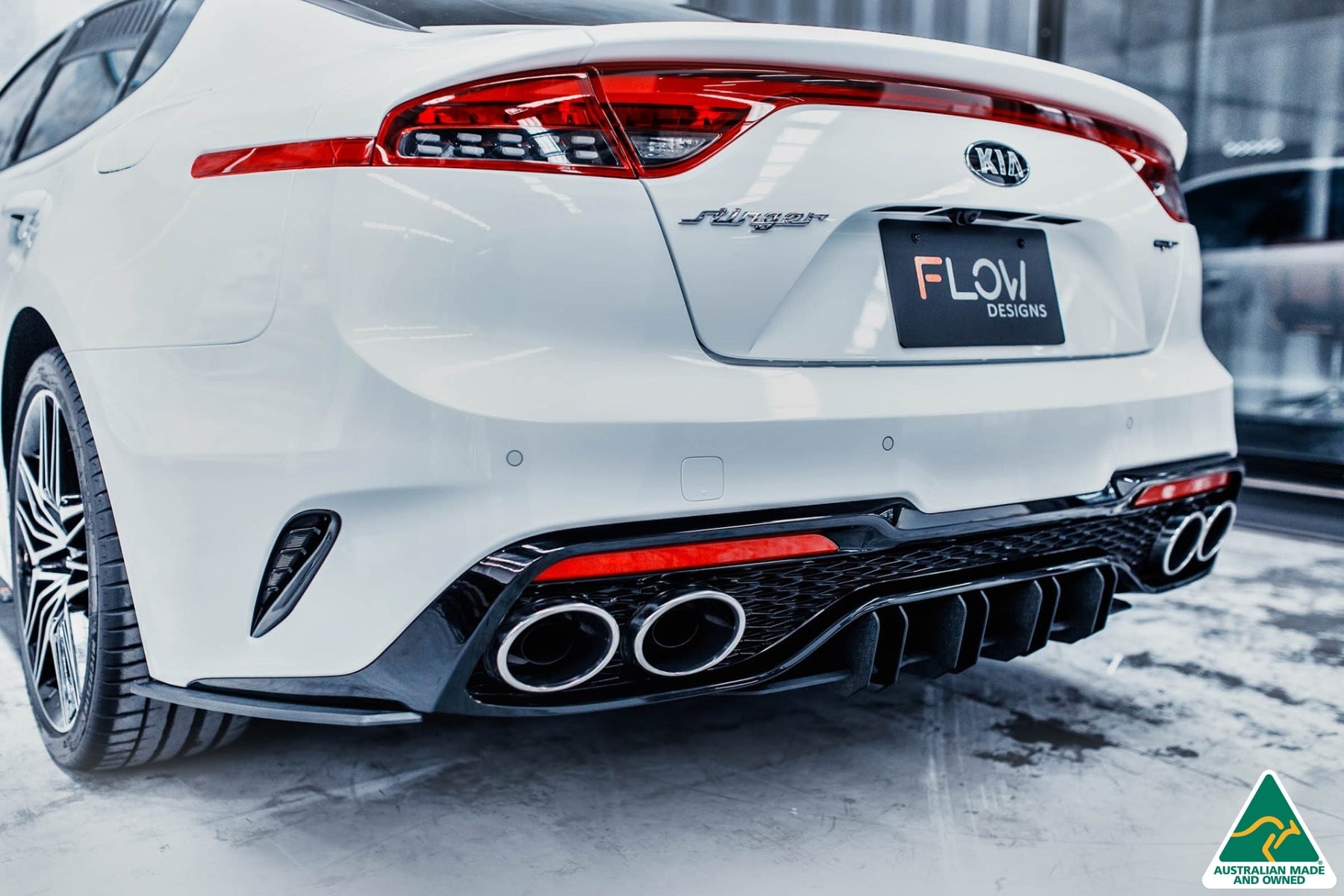 DISCONTINUED SANDED MATTE FINISH - Stinger CK GT 2023+ Flow-Lock Rear Diffuser