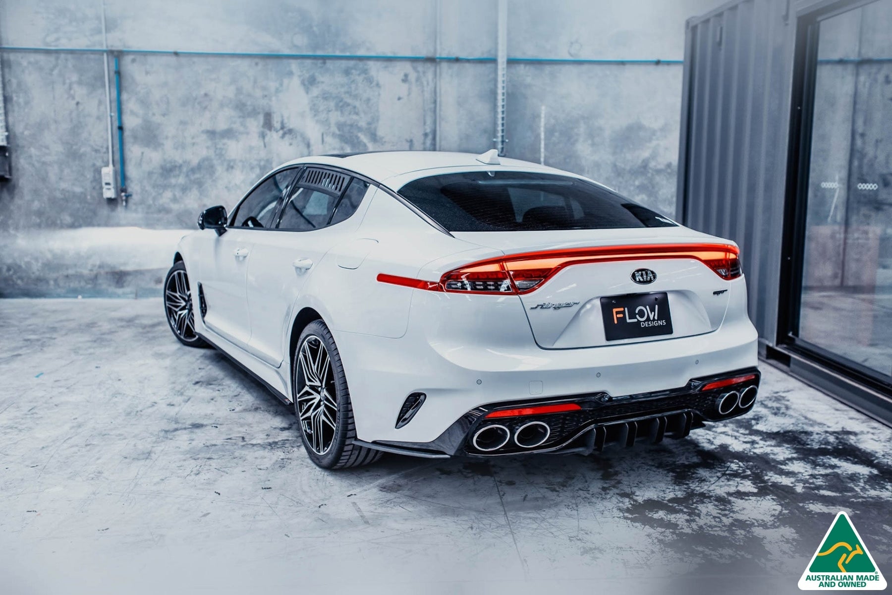 DISCONTINUED SANDED MATTE FINISH - Stinger CK GT 2023+ Flow-Lock Rear Diffuser