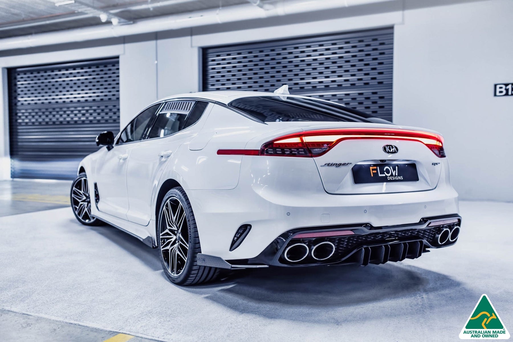 DISCONTINUED SANDED MATTE FINISH - Stinger CK GT 2023+ Flow-Lock Rear Diffuser