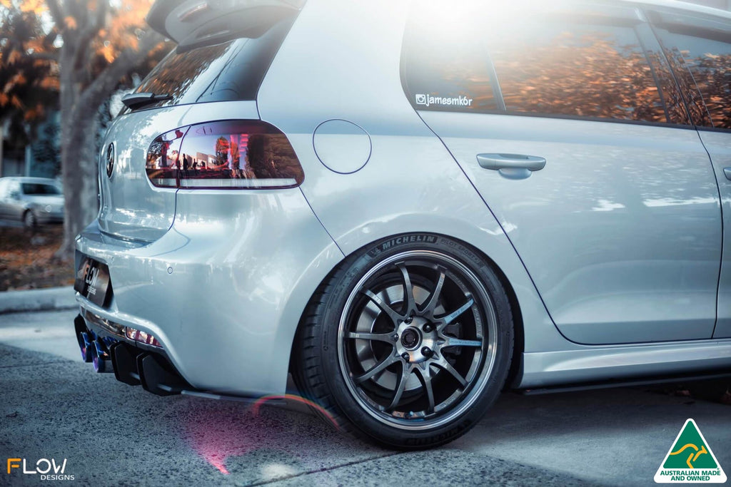 Mk6 Golf Rear Diffuser Buy VW MK6 Golf R Flow-Lock Rear Diffuser Online | Flow Designs Australia