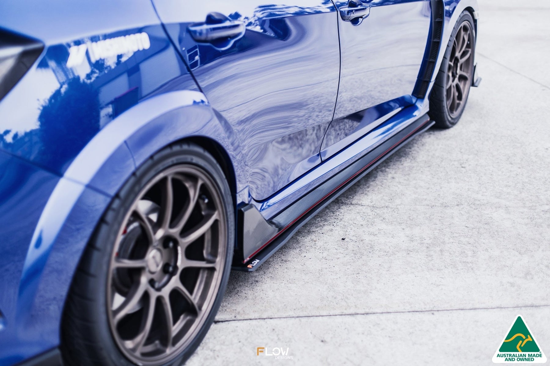 DEMO STOCK - FK8 Civic Type R Side Skirt Splitters (Pair)