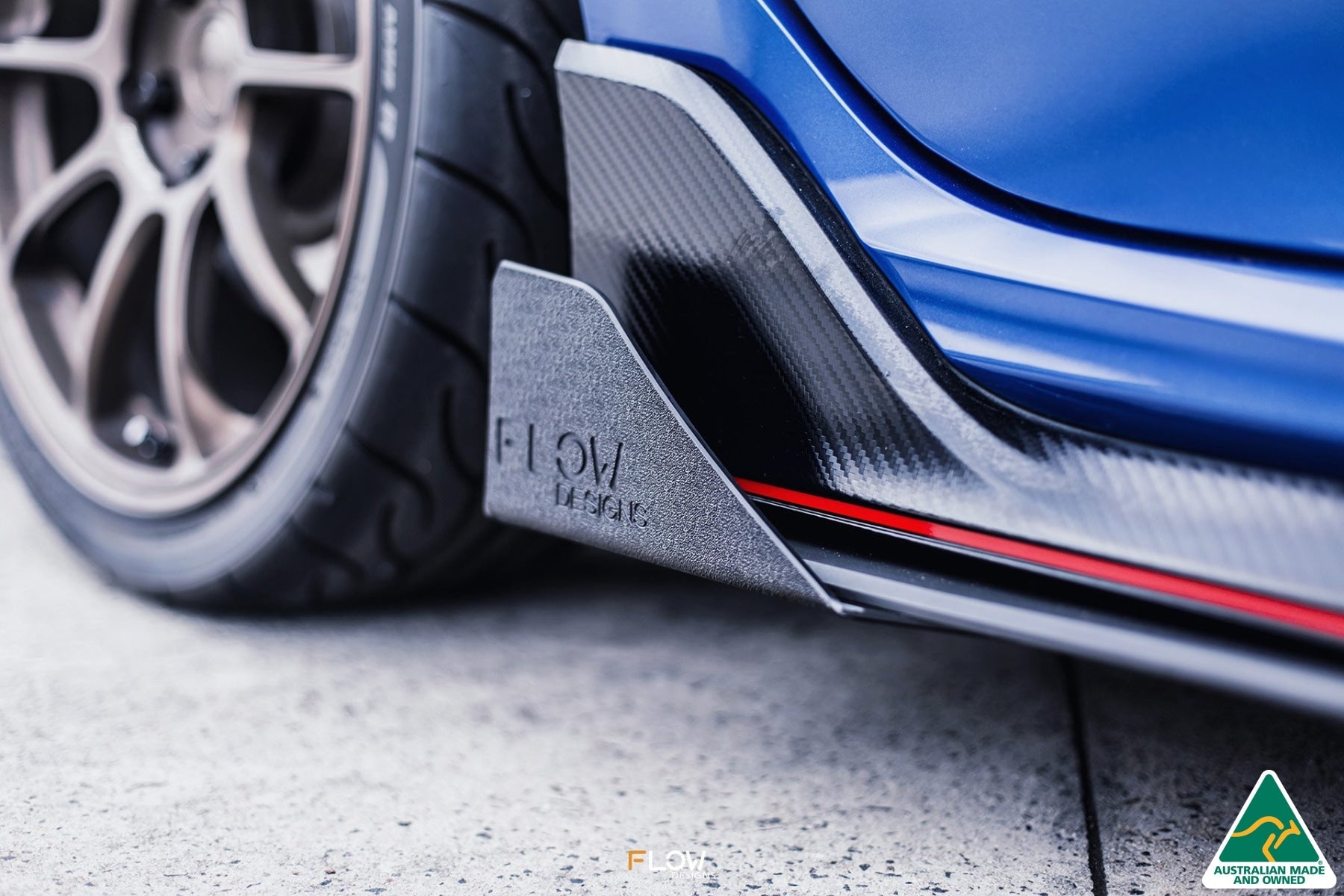 DEMO STOCK - FK8 Civic Type R Side Skirt Splitters (Pair)