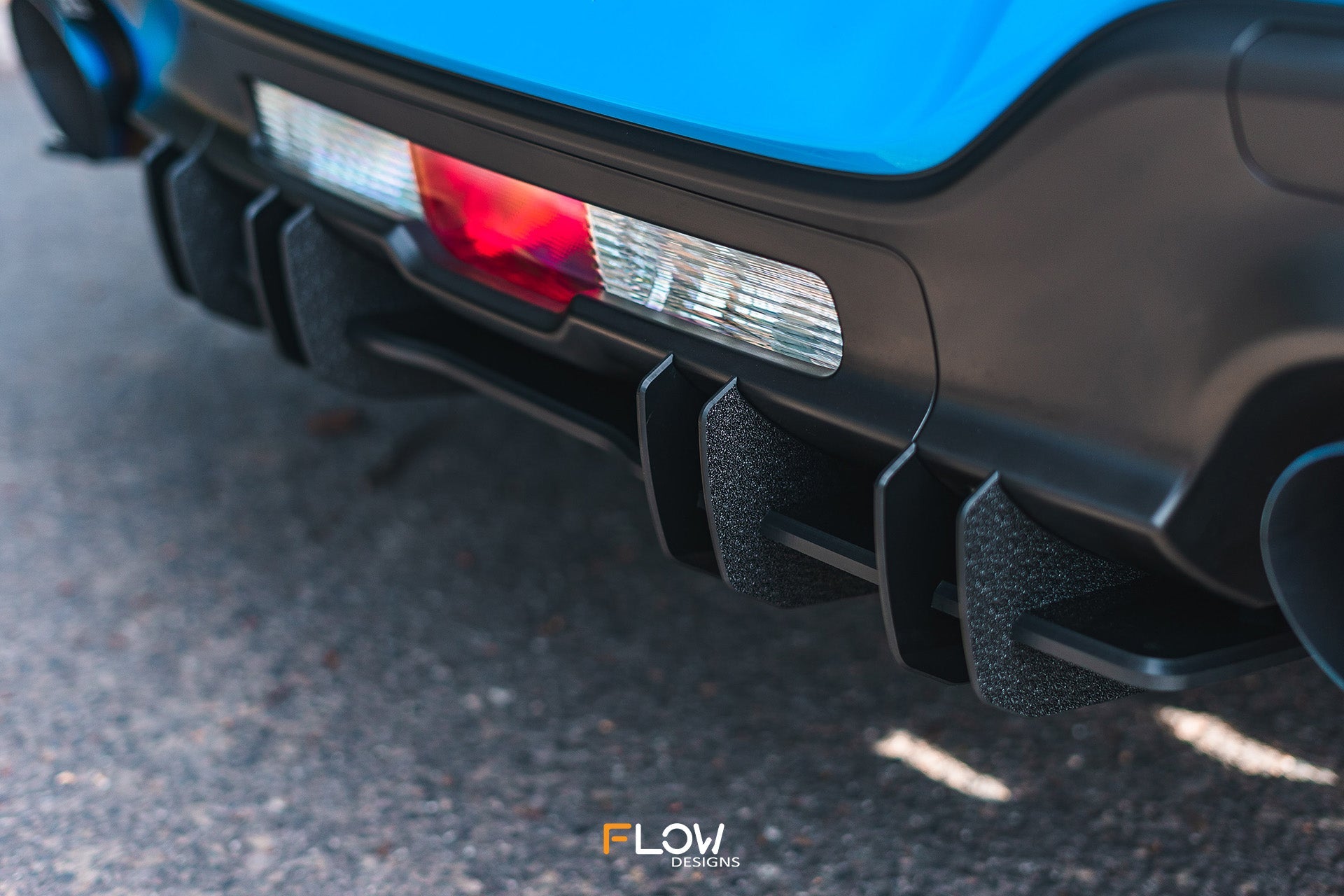 DEMO STOCK - Toyota ZN8 GR86 / Subaru ZD8 BRZ Flow-Lock Rear Diffuser (GLOSS)
