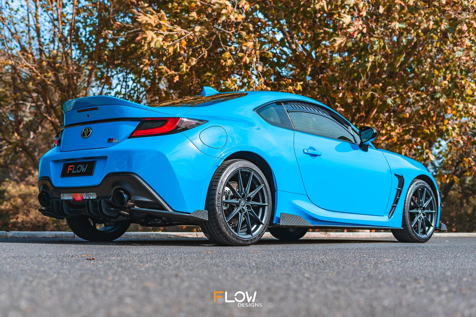DEMO STOCK - Toyota ZN8 GR86 / Subaru ZD8 BRZ Flow-Lock Rear Diffuser (GLOSS)