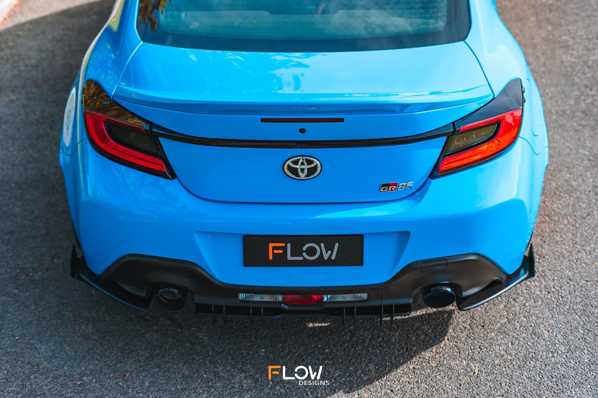 DEMO STOCK - Toyota ZN8 GR86 / Subaru ZD8 BRZ Flow-Lock Rear Diffuser (GLOSS)