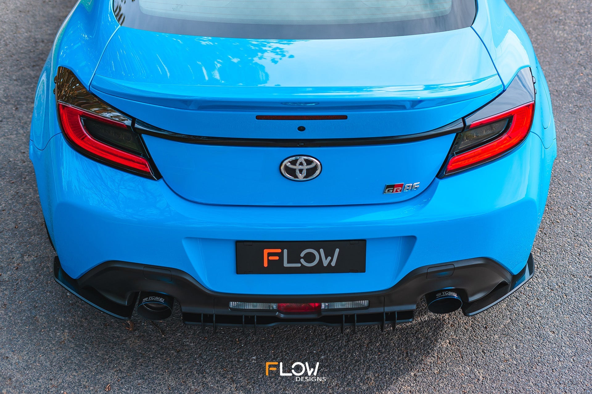 DEMO STOCK - Toyota ZN8 GR86 / Subaru ZD8 BRZ Flow-Lock Rear Diffuser (GLOSS)