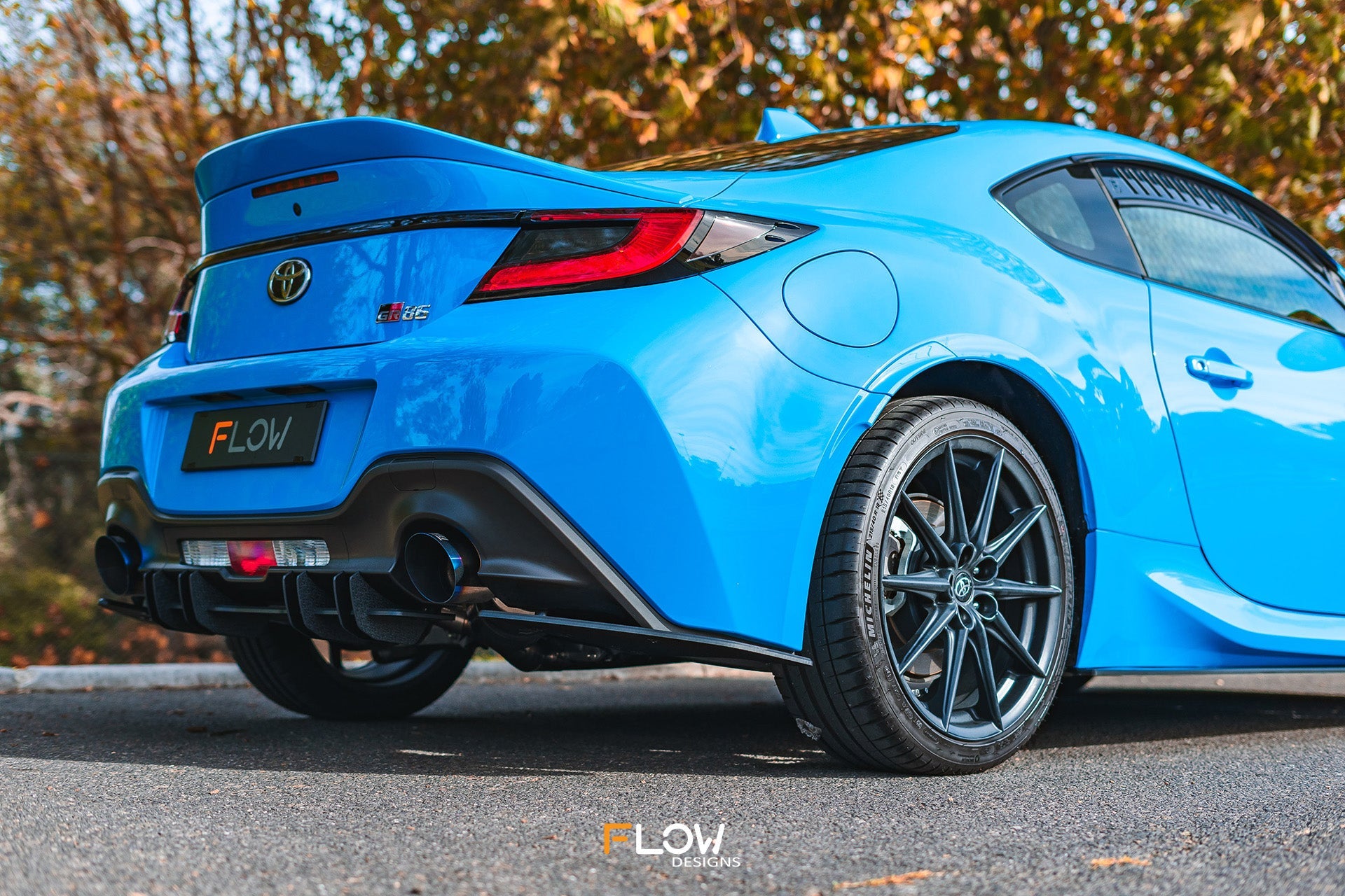 DEMO STOCK - Toyota ZN8 GR86 / Subaru ZD8 BRZ Flow-Lock Rear Diffuser (GLOSS)