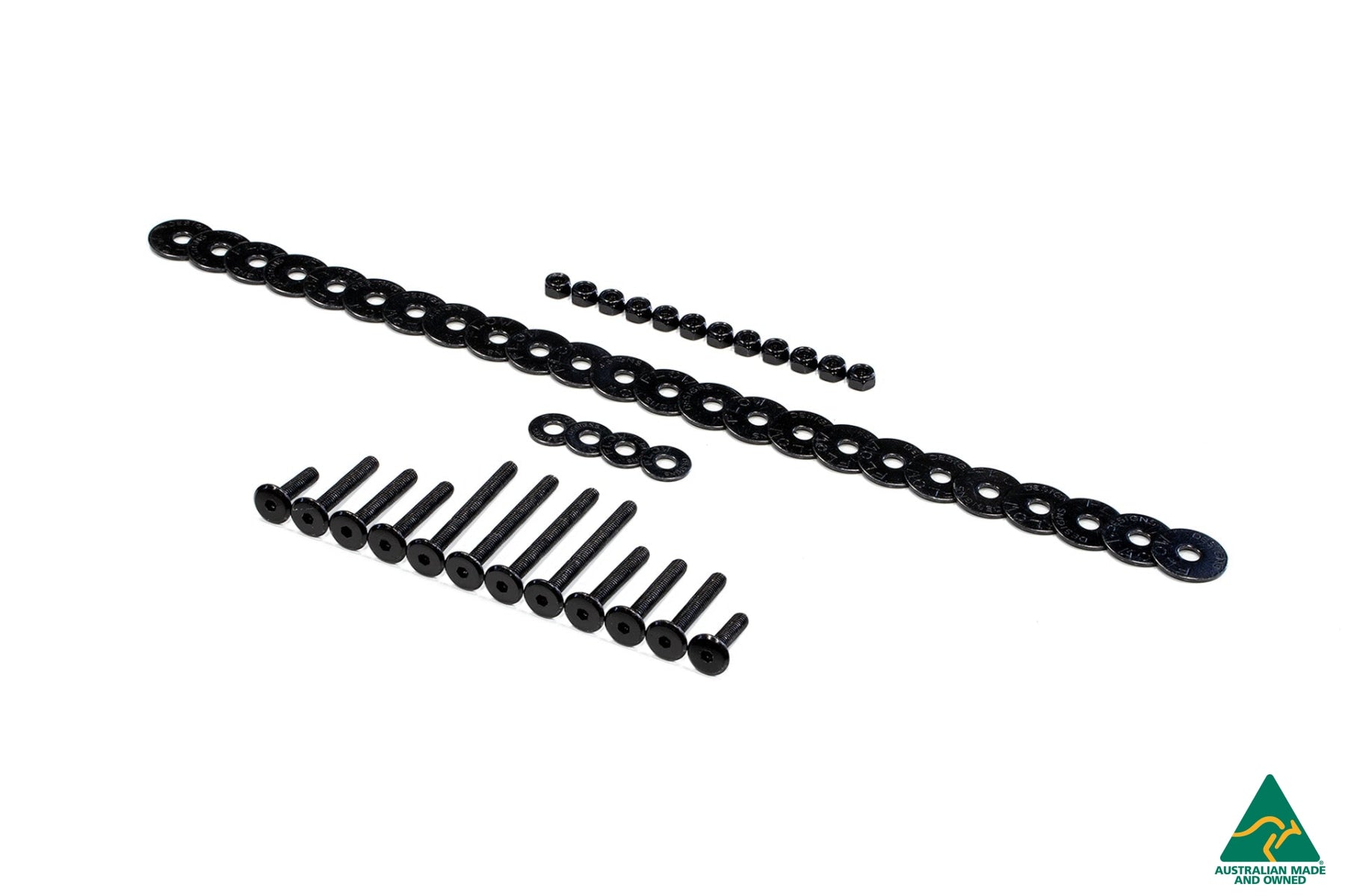 EX-DISPLAY - CN7 i30 N Line Sedan 2020 - 2022 Front Lip Splitter & Mounting Brace - GLOSS BLACK