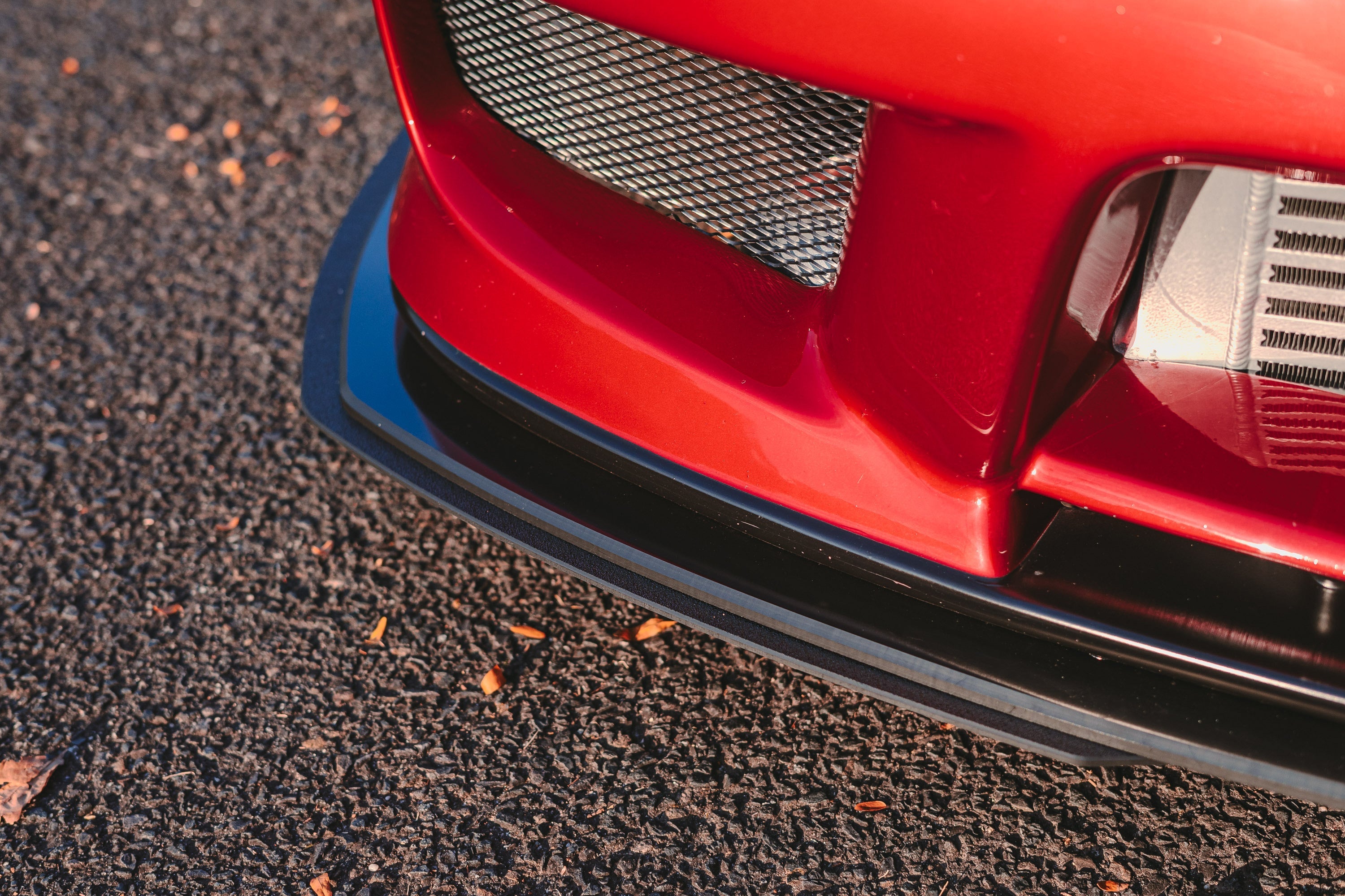 DEMO STOCK - S15 / 200SX Front Lip Splitter (For Standard Front Bar) - GLOSS BLACK