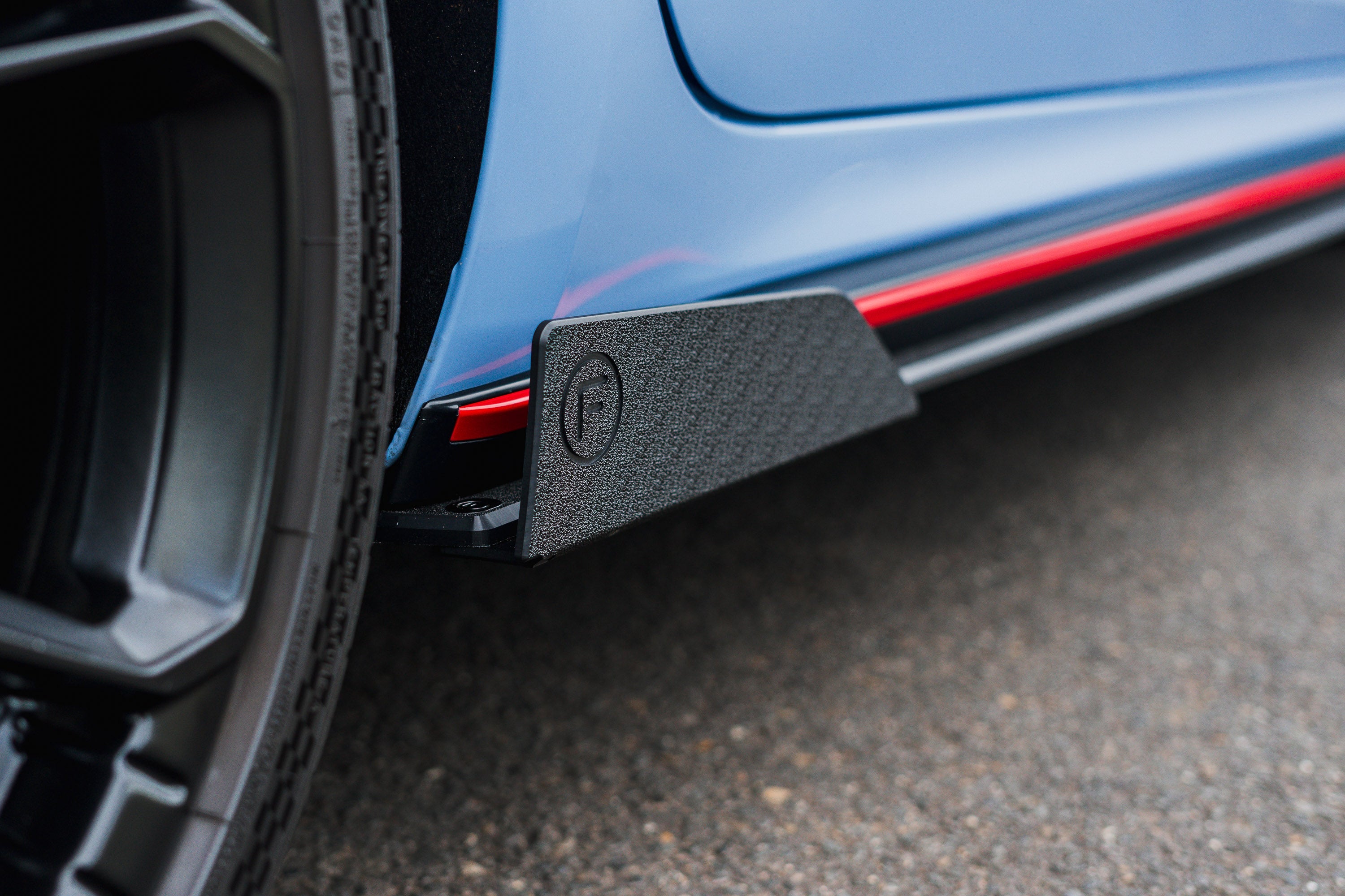 EX-DISPLAY - CN7 V2 i30N Sedan FL 2024 Side Skirt Splitters (Pair) - GLOSS BLACK