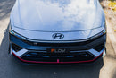 CN7 V2 Elantra N Sedan Facelift V2 - 2024 Front Lip Splitter & Mounting Brackets (Pair)