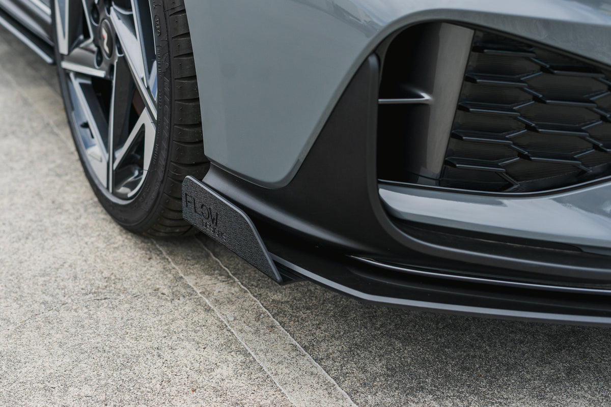 i30N-Line Hatch PDe.V6 FL 2024+ Front Lip Splitter & Reinforcement Brackets