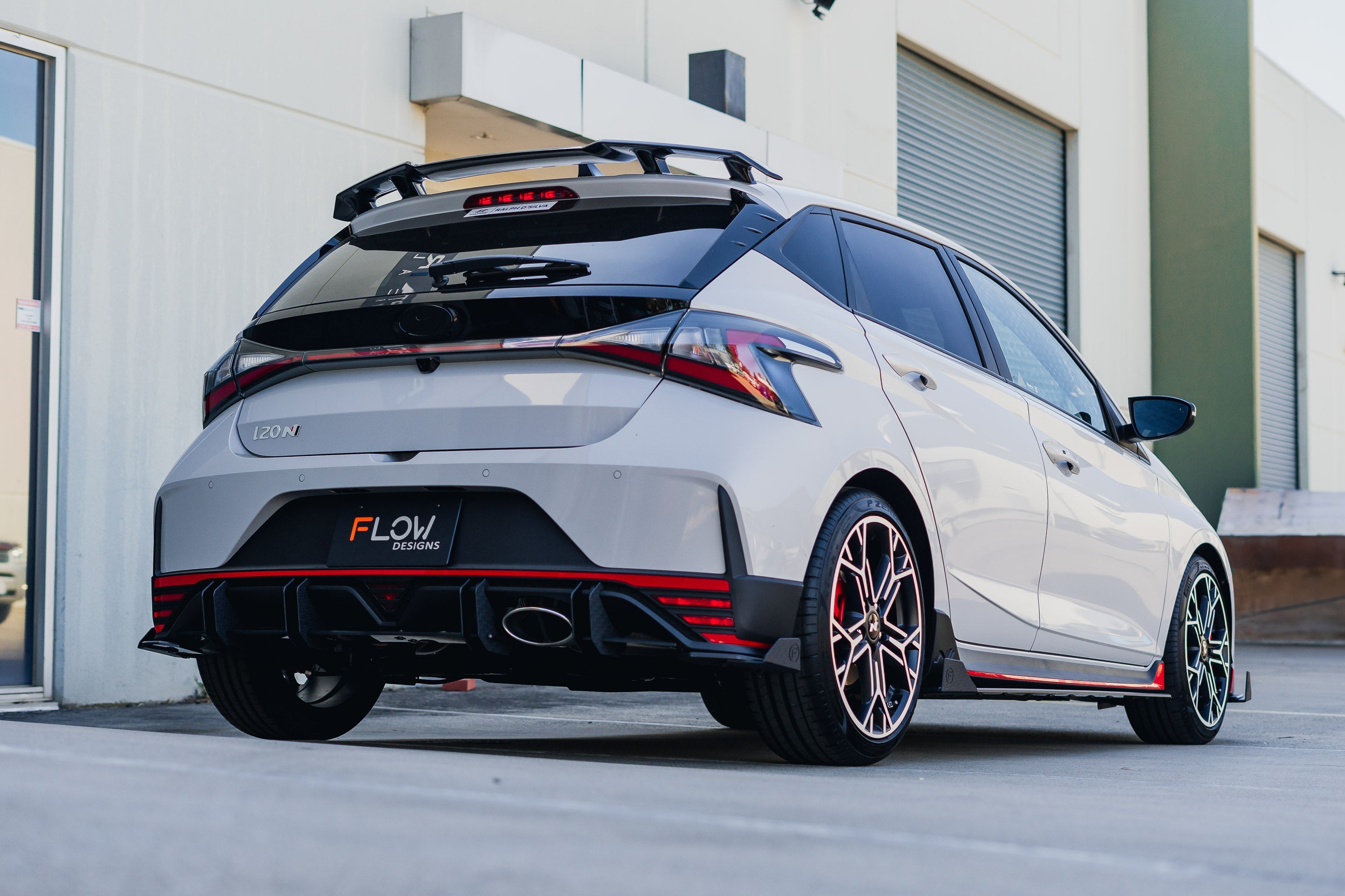 DEMO STOCK - i20 N BC3 Pre-Facelift / Facelift - Flow-Lock Rear Diffuser - GLOSS BLACK