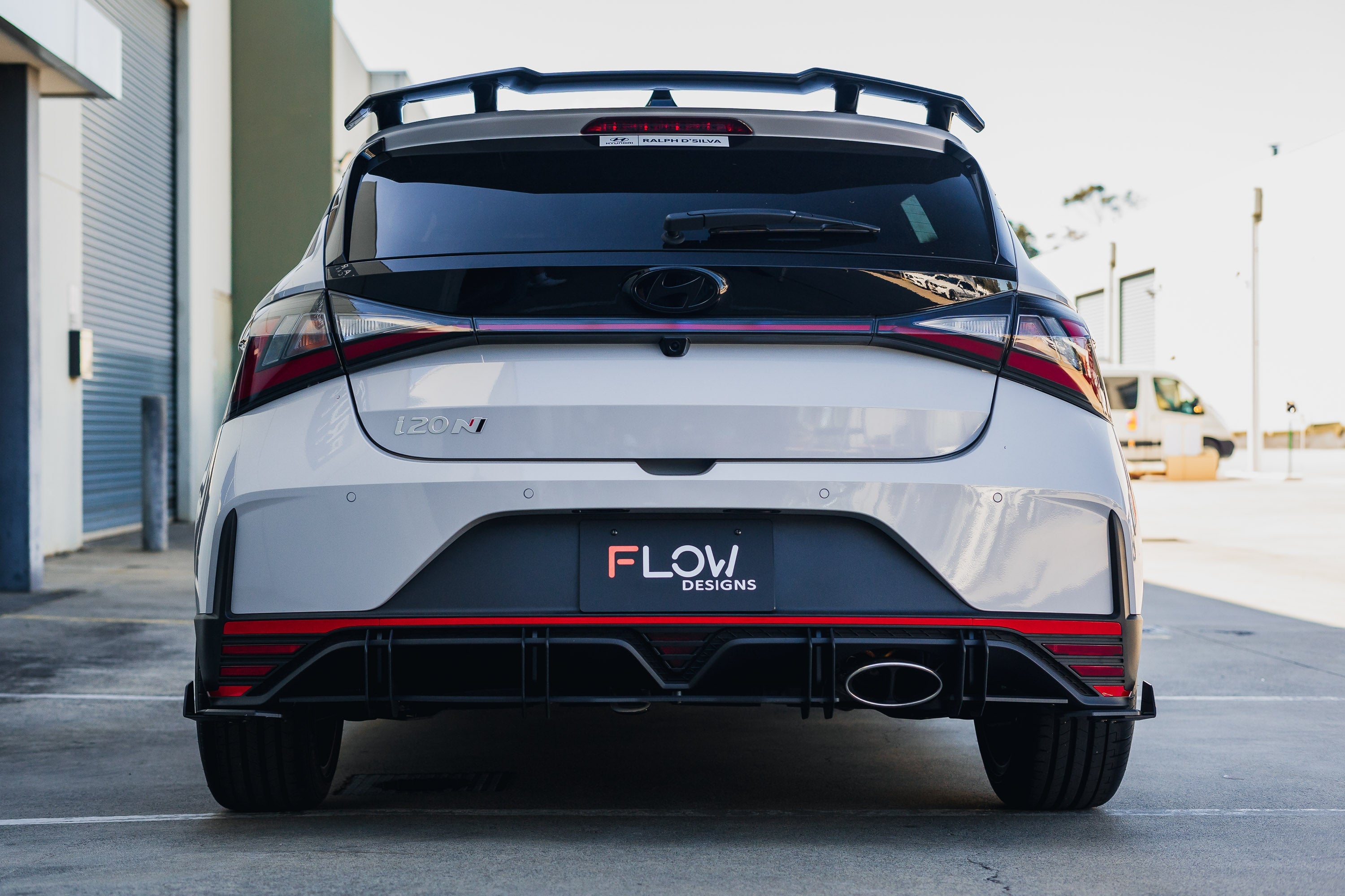 DEMO STOCK - i20 N BC3 Pre-Facelift / Facelift - Flow-Lock Rear Diffuser - GLOSS BLACK
