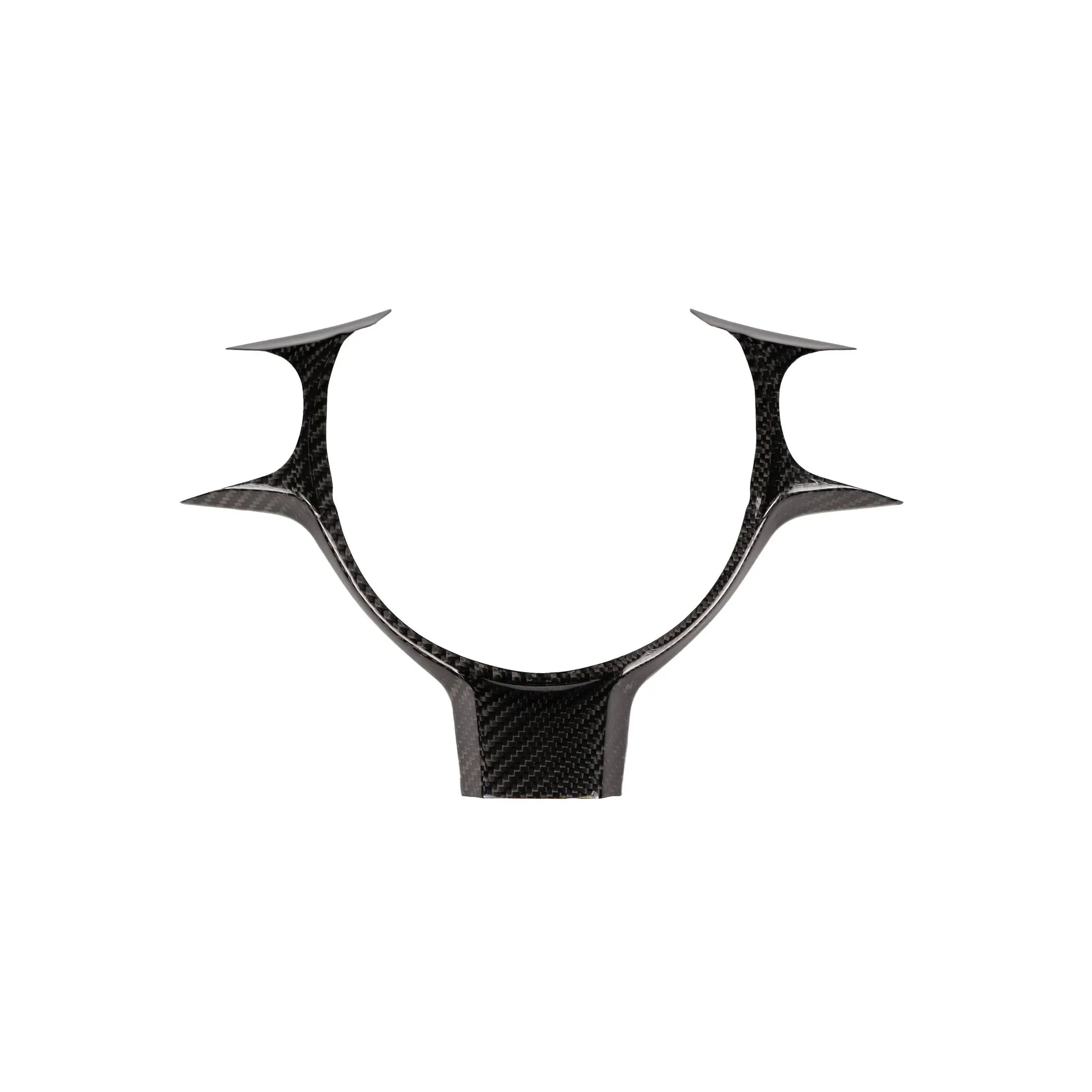 FloKraft Dry Carbon Fibre Steering Wheel Trim Covers (3-Piece) for Subaru BRZ (ZD8) & Toyota GR86 (ZN8) 2022-2026