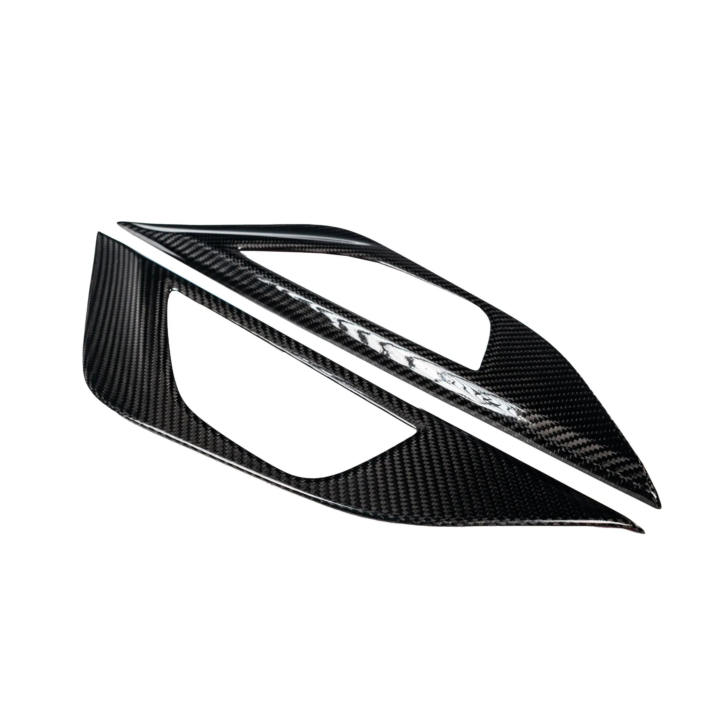 FloKraft Dry Carbon Fibre Front & Rear Inner Door Handle Trim Covers for Subaru WRX (VB) & WRX Sportswagon (VN) 2022-2025