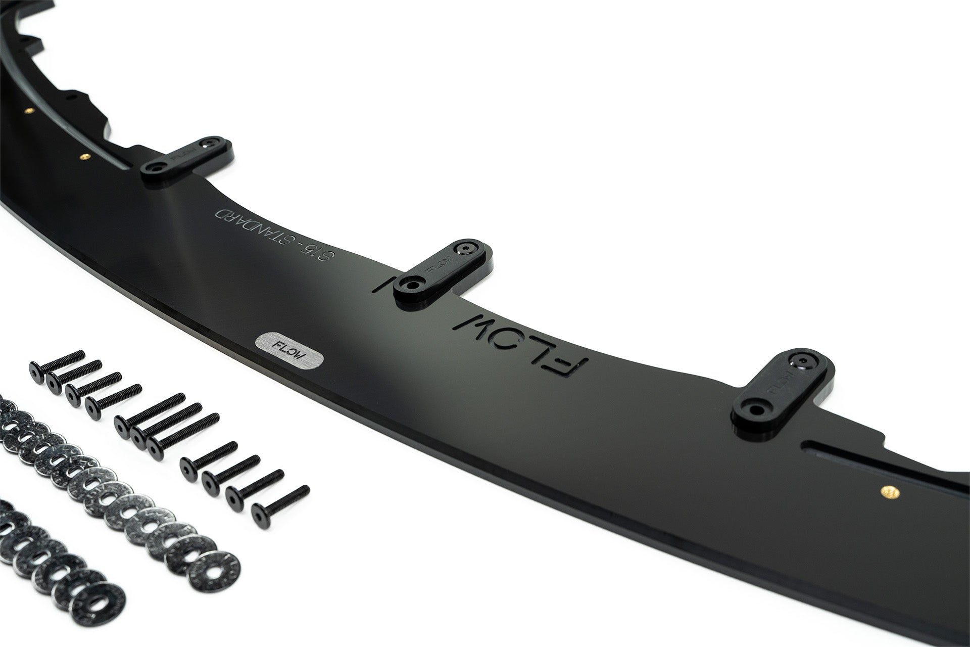 EX-DISPLAY - S15 / 200SX Front Lip Splitter (For Standard Front Bar) - TEXTURED MATTE BLACK