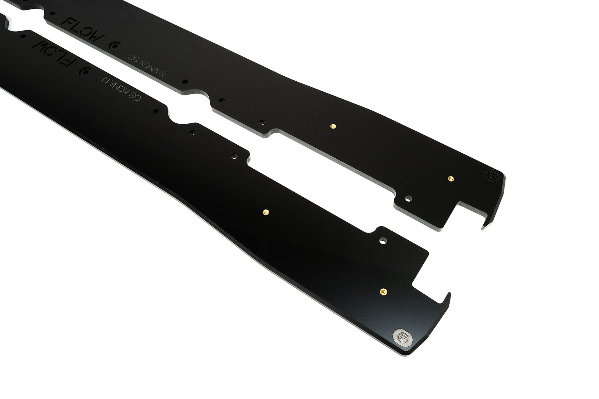 RETURNED STOCK - Kona N Side Skirt Splitters (Pair) - GLOSS BLACK