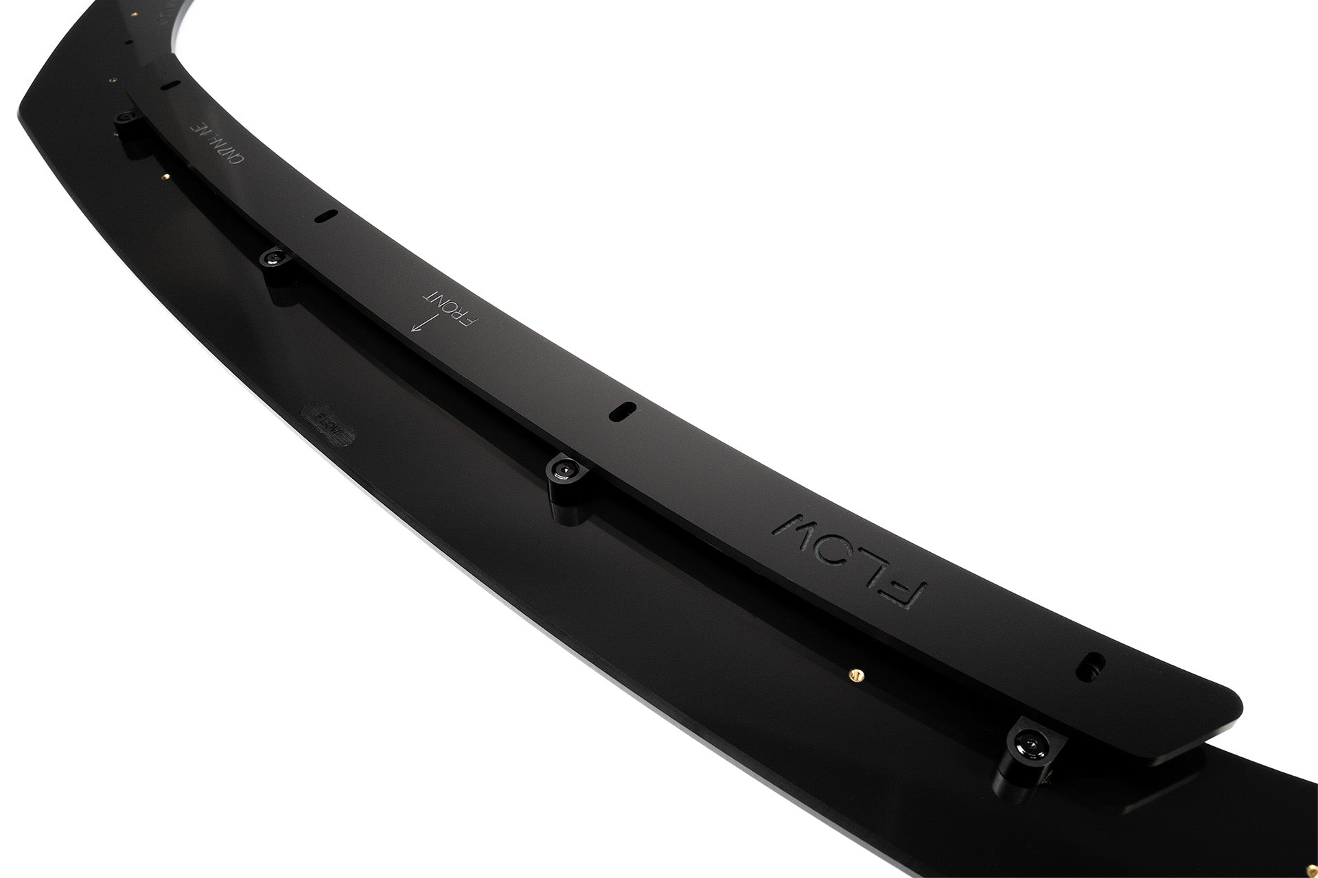 EX-DISPLAY - CN7 i30 N Line Sedan 2020 - 2022 Front Lip Splitter & Mounting Brace - GLOSS BLACK