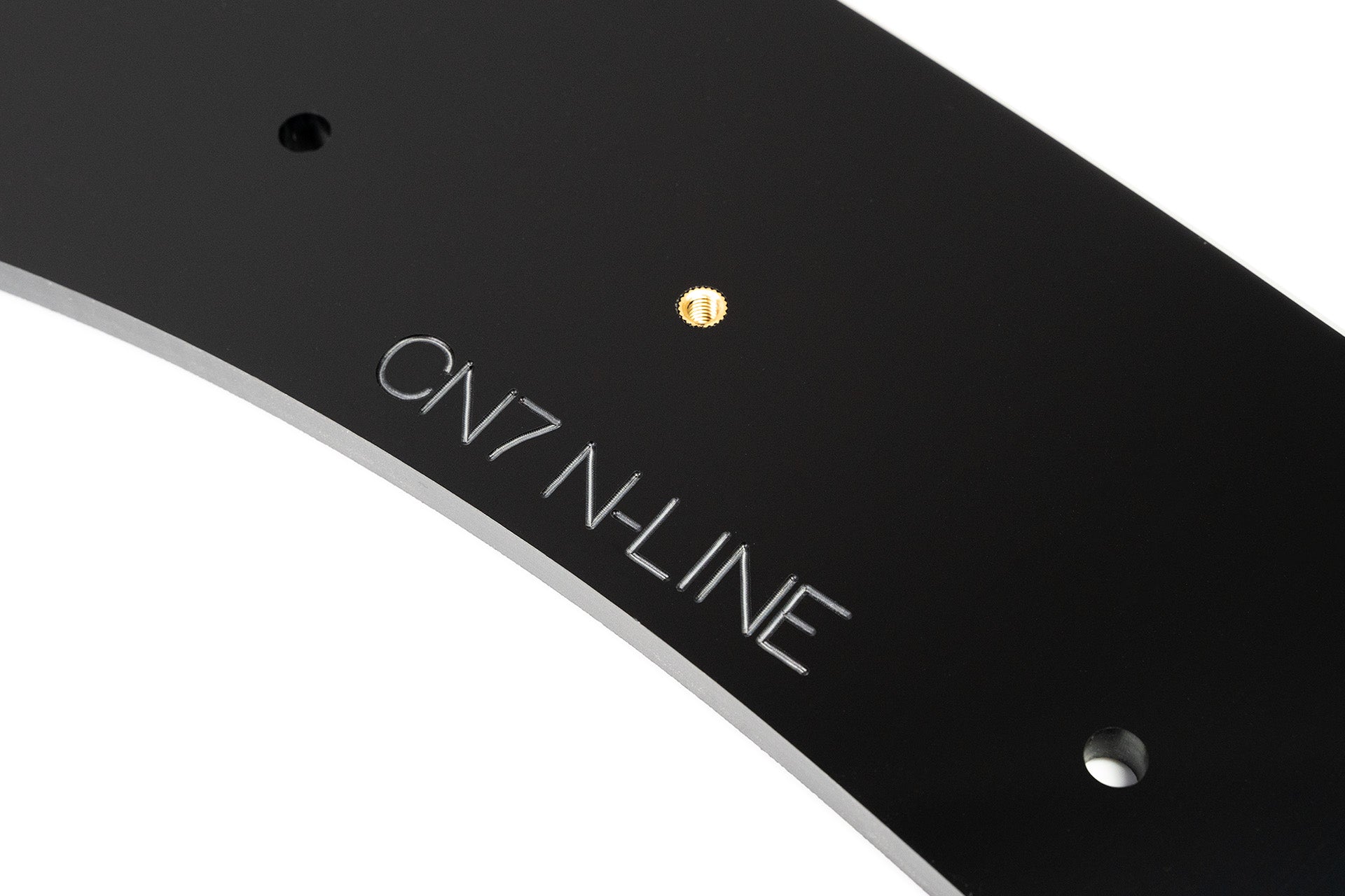EX-DISPLAY - CN7 i30 N Line Sedan 2020 - 2022 Front Lip Splitter & Mounting Brace - GLOSS BLACK