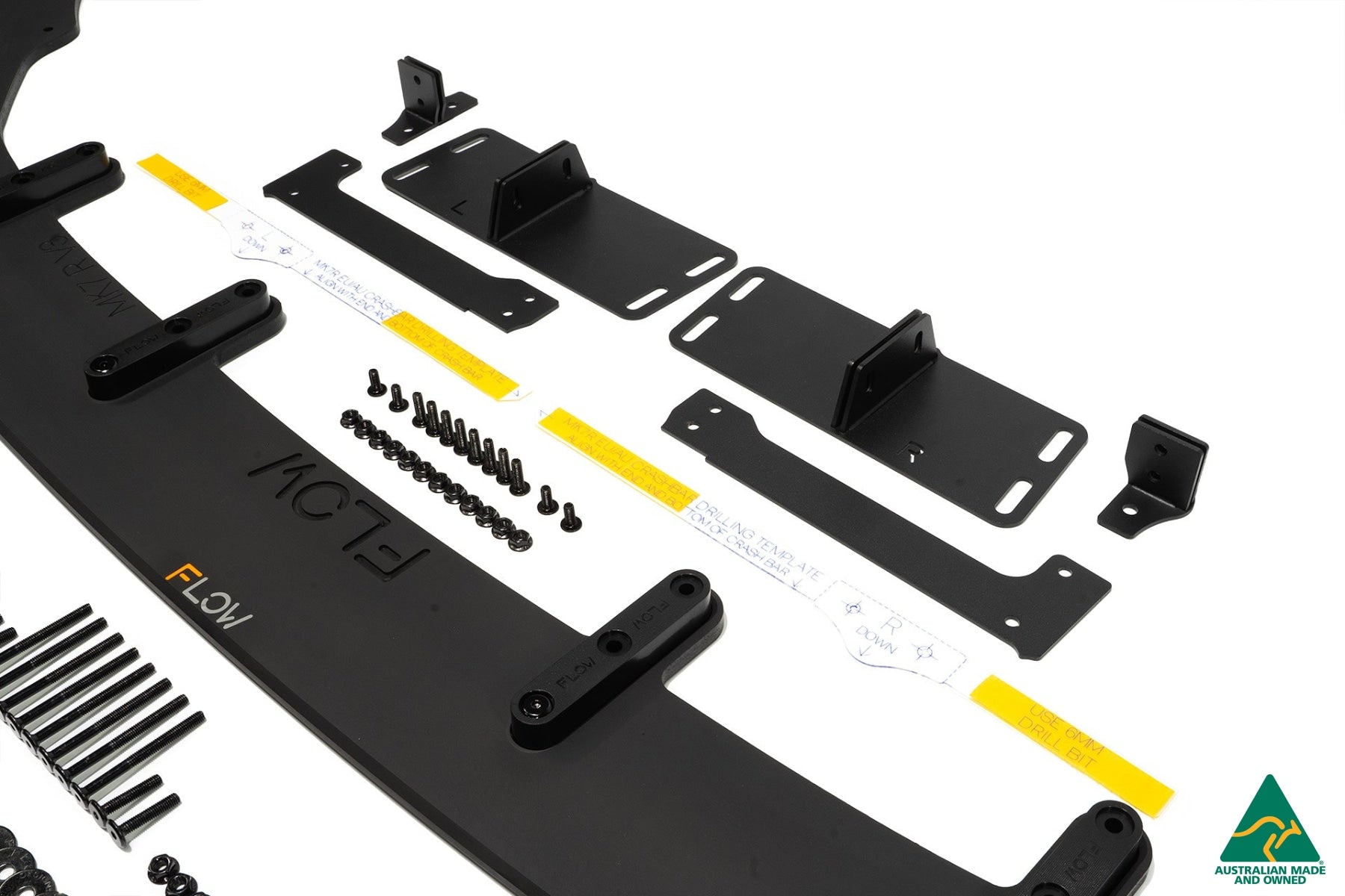 EX-DISPLAY -DISCONTINUED SANDED MATTE FINISH - MK7 Golf R (EU/AU) Chassis Mounted Front Lip Splitter V3