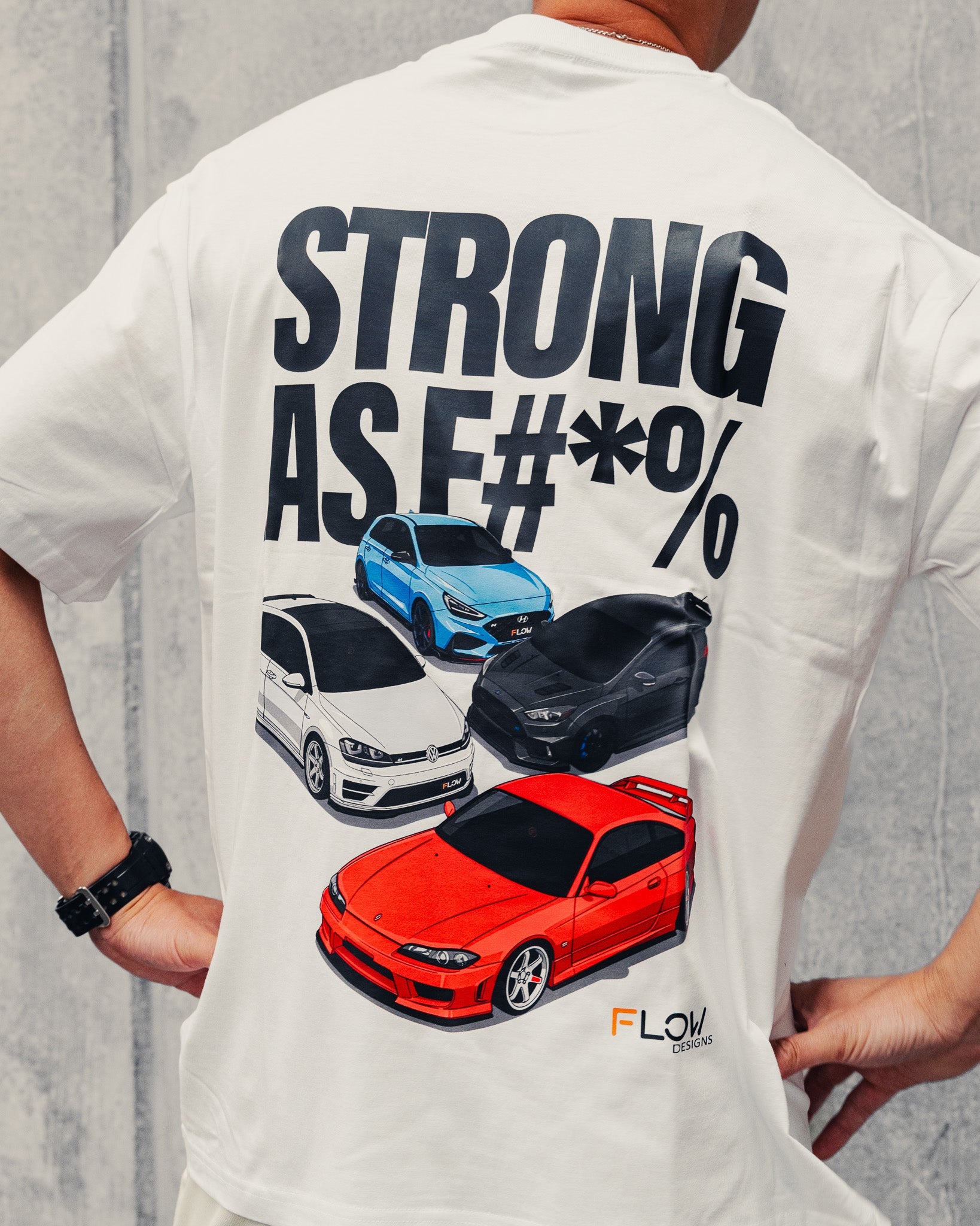 STRONG AS F#*% Black Label Exclusive Oversize Tee