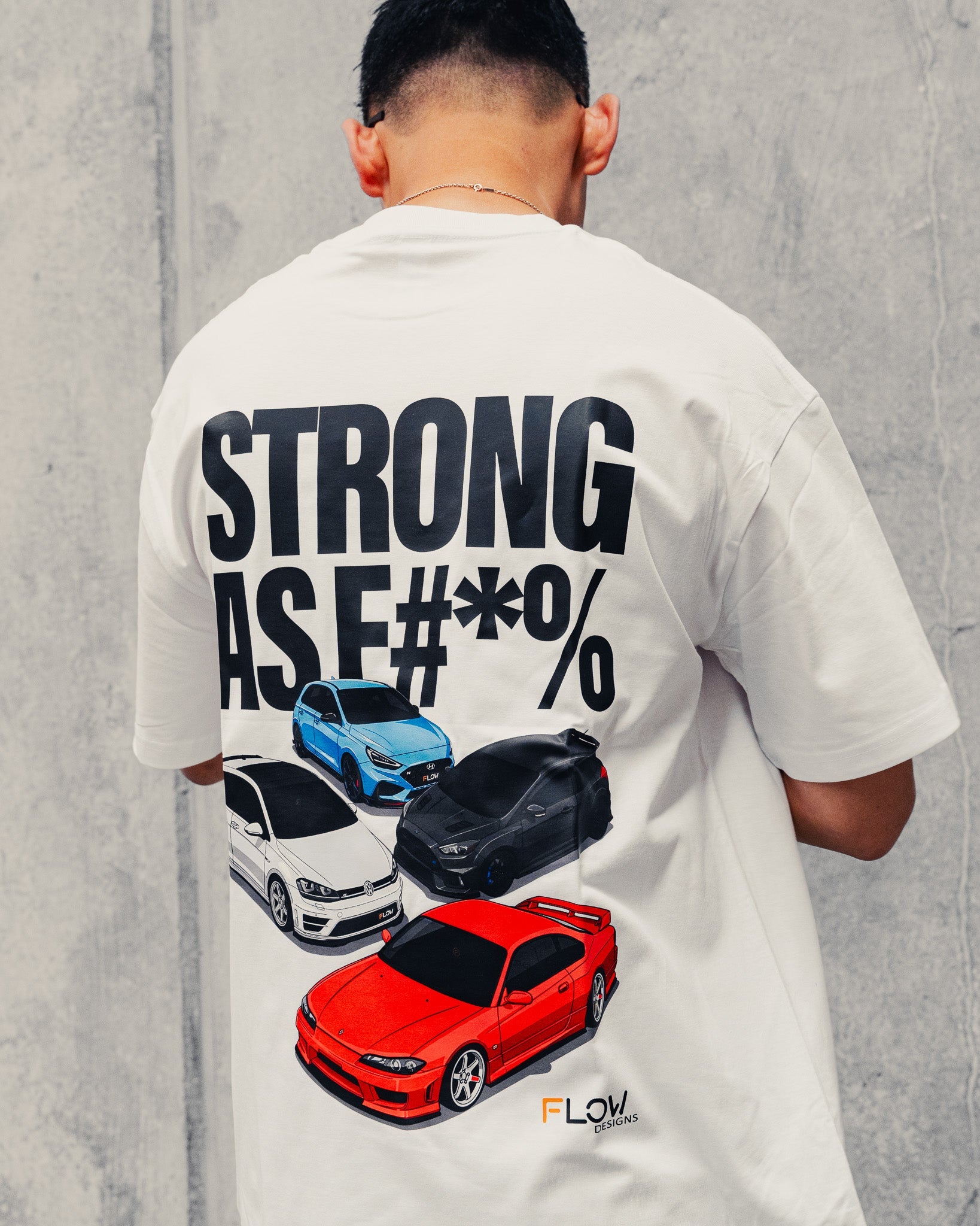 STRONG AS F#*% Black Label Exclusive Oversize Tee