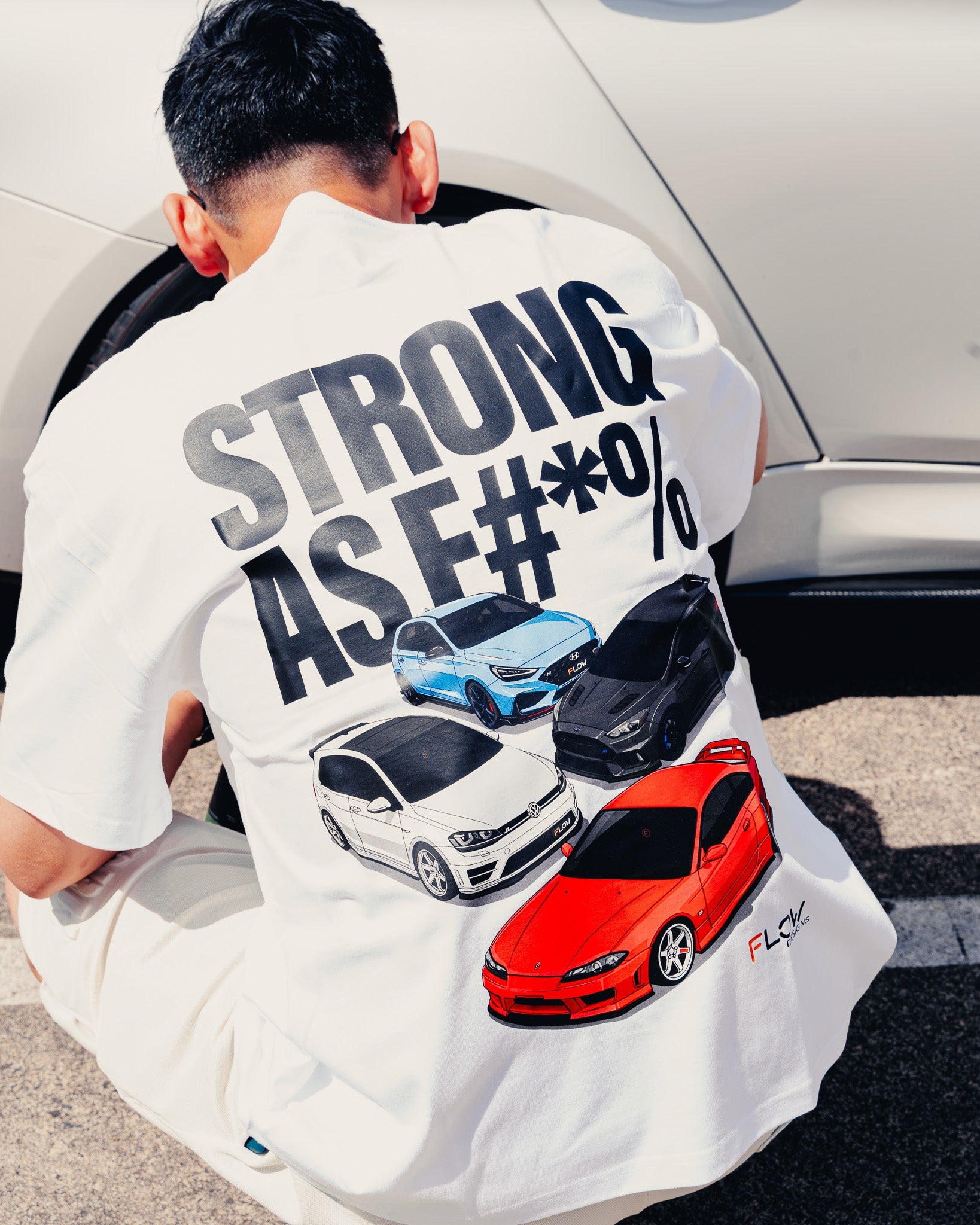 STRONG AS F#*% Black Label Exclusive Oversize Tee