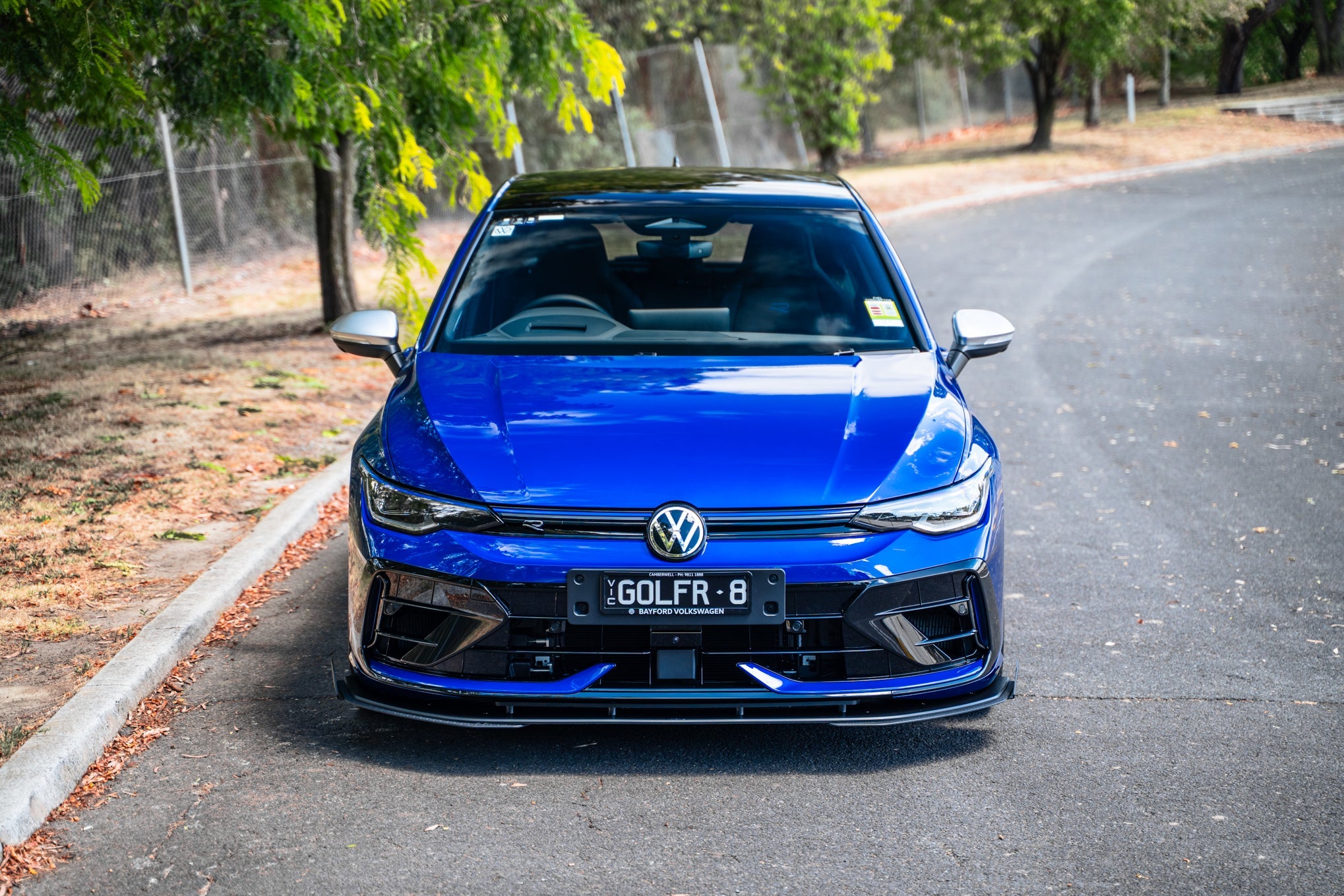MK8.5 Golf R Chassis Mounted Front Lip Splitter