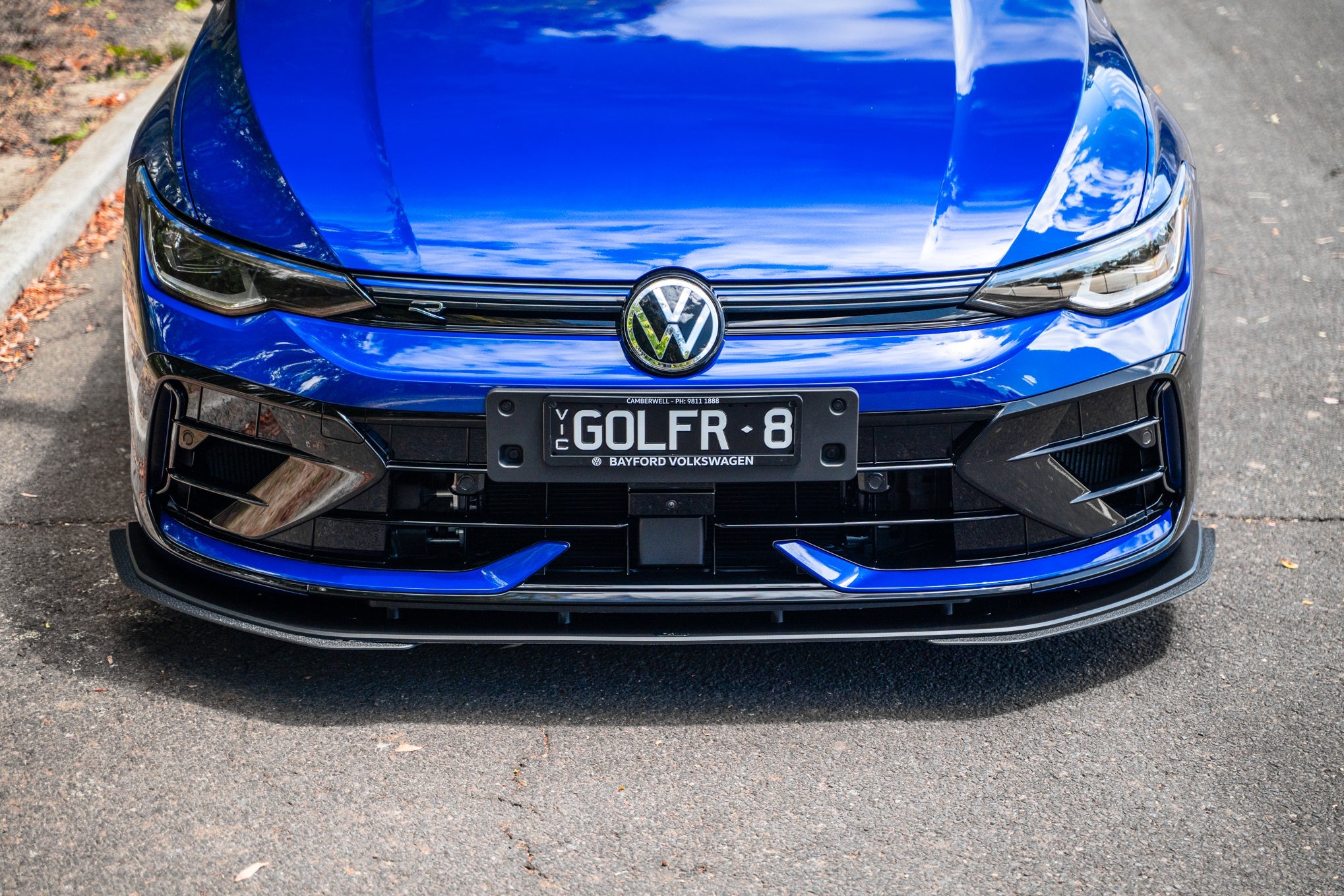 MK8.5 Golf R Chassis Mounted Front Lip Splitter