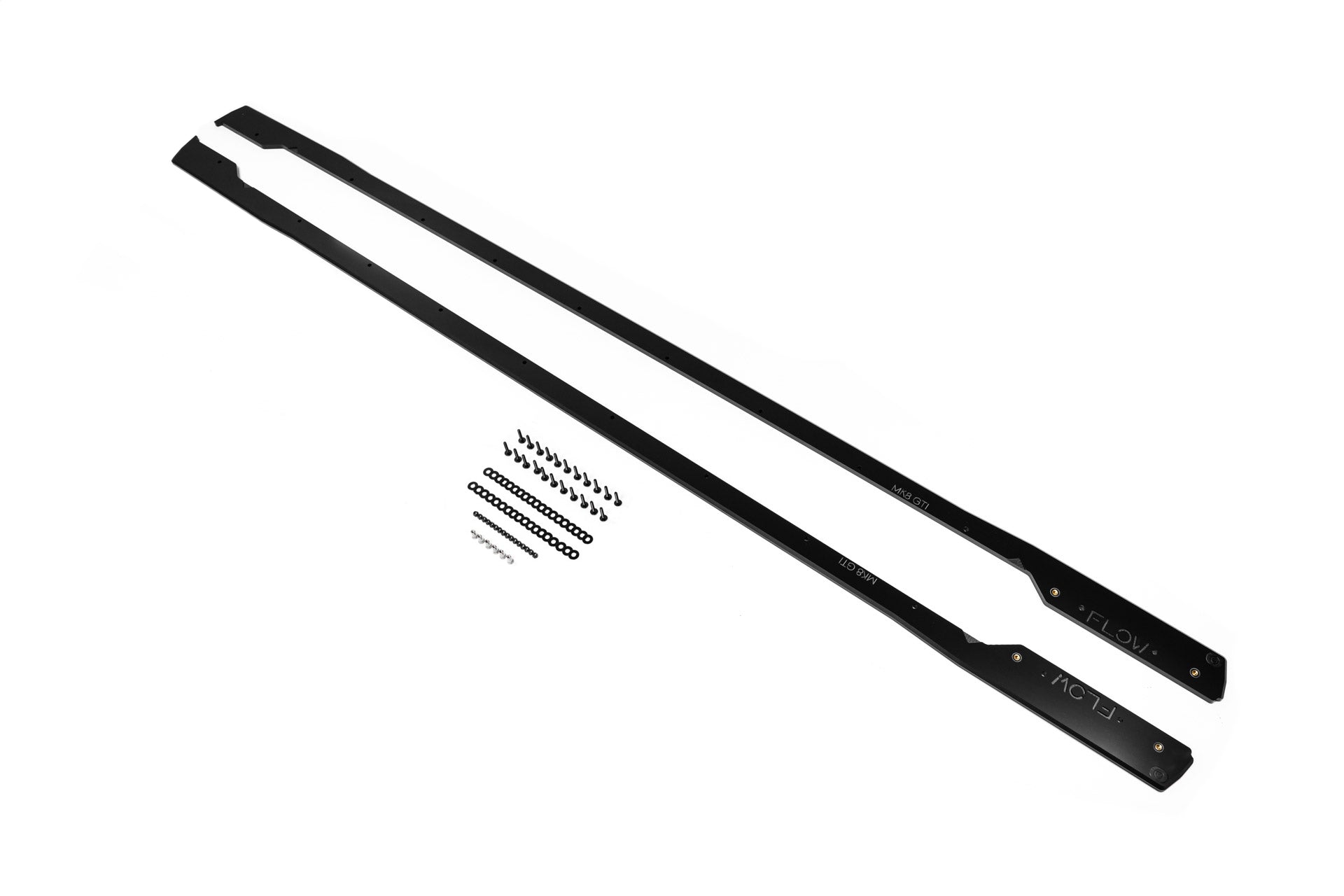 DEMO STOCK - MK8 Golf GTI Side Skirt Splitters (Pair) - GLOSS BLACK