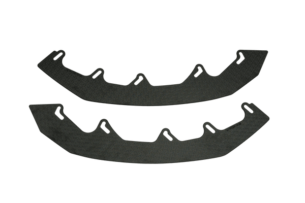 S3 8V Sedan Facelift Front Lip Splitter Extensions (Pair)