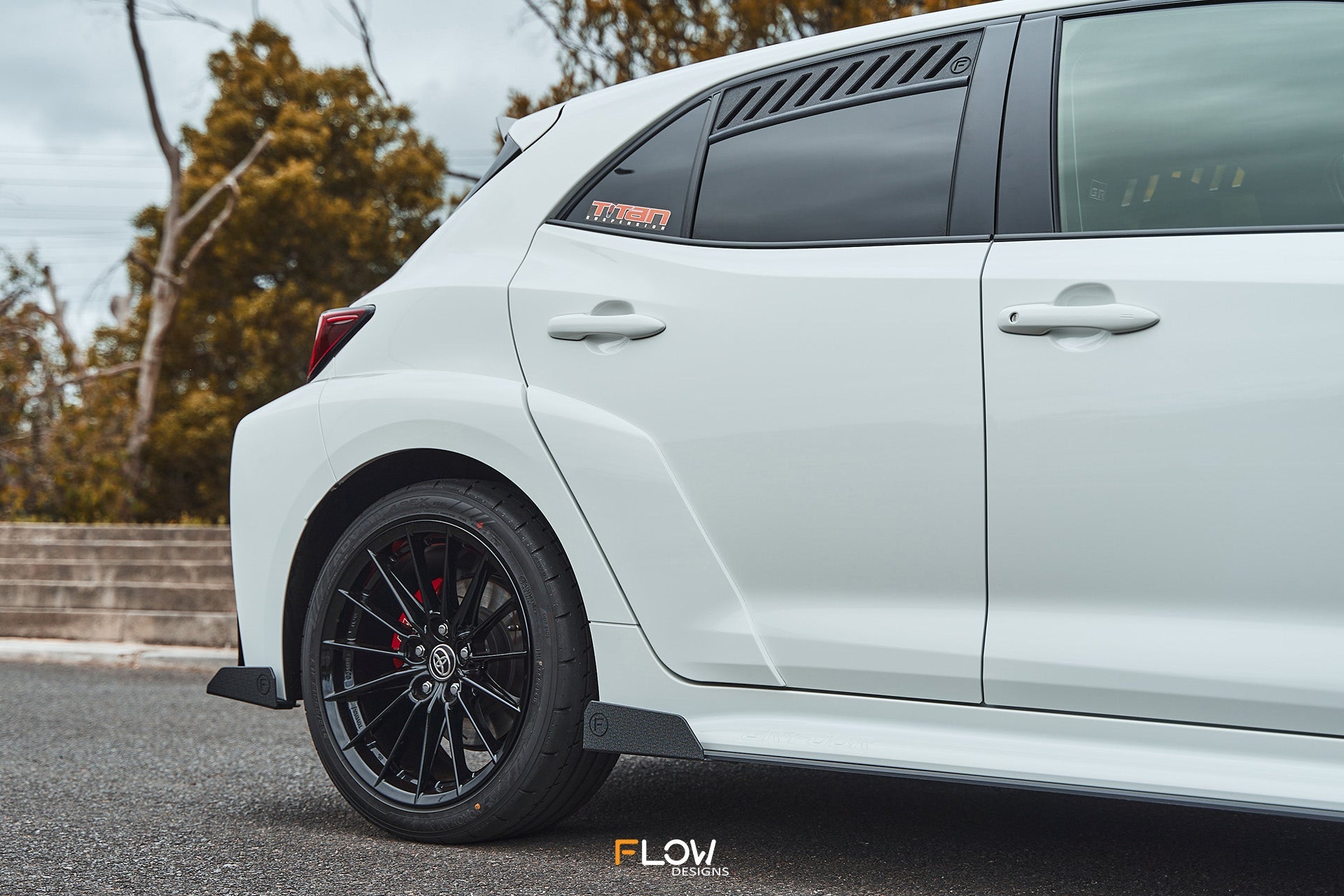 RETURNED STOCK - Corolla GR Side Skirt Splitters (TEXTURED: Pair)