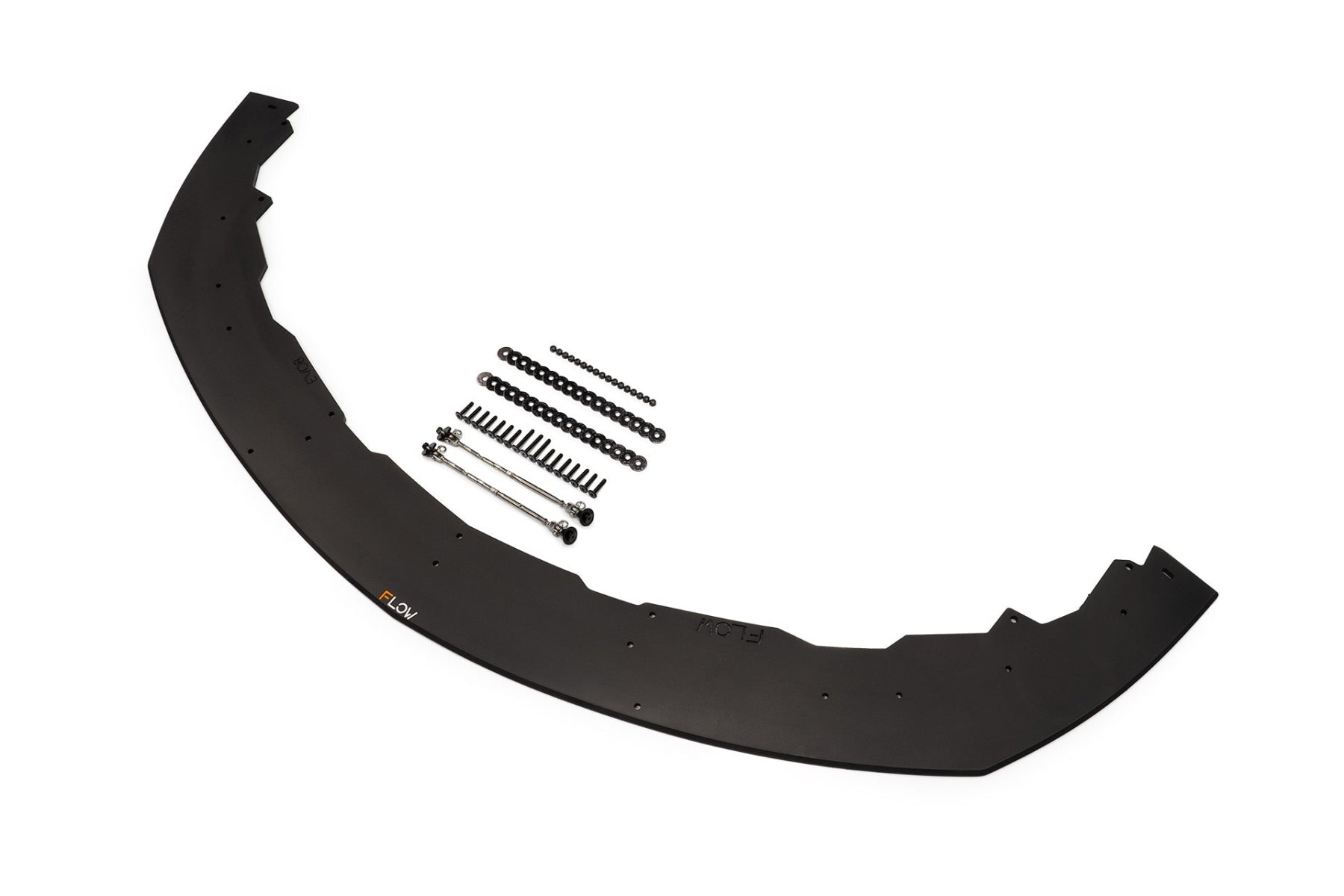 DISCONTINUED SANDED MATTE FINISH - Lancer Evolution VIII Front Lip Splitter With Support Rods