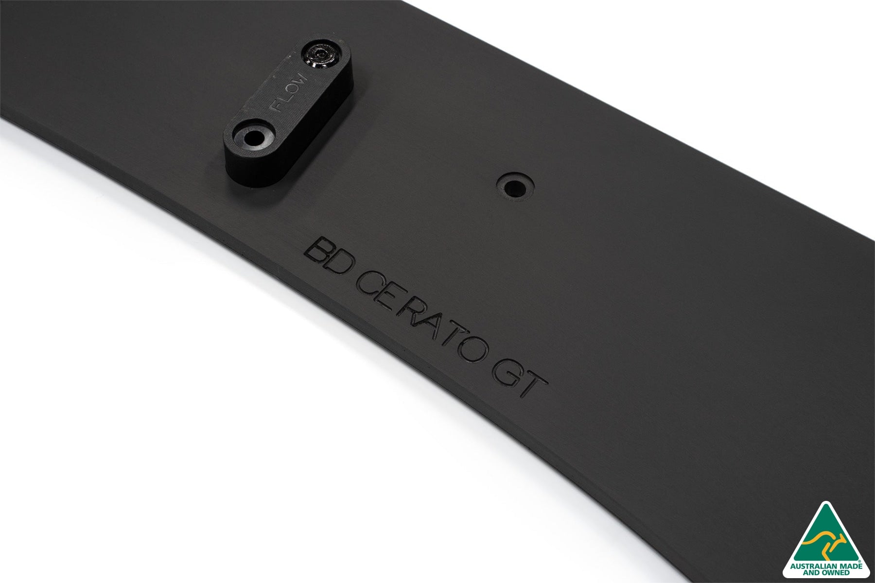 DISCONTINUED SANDED MATTE FINISH - Cerato GT PFL Front Lip Splitter & Reinforcement Brackets
