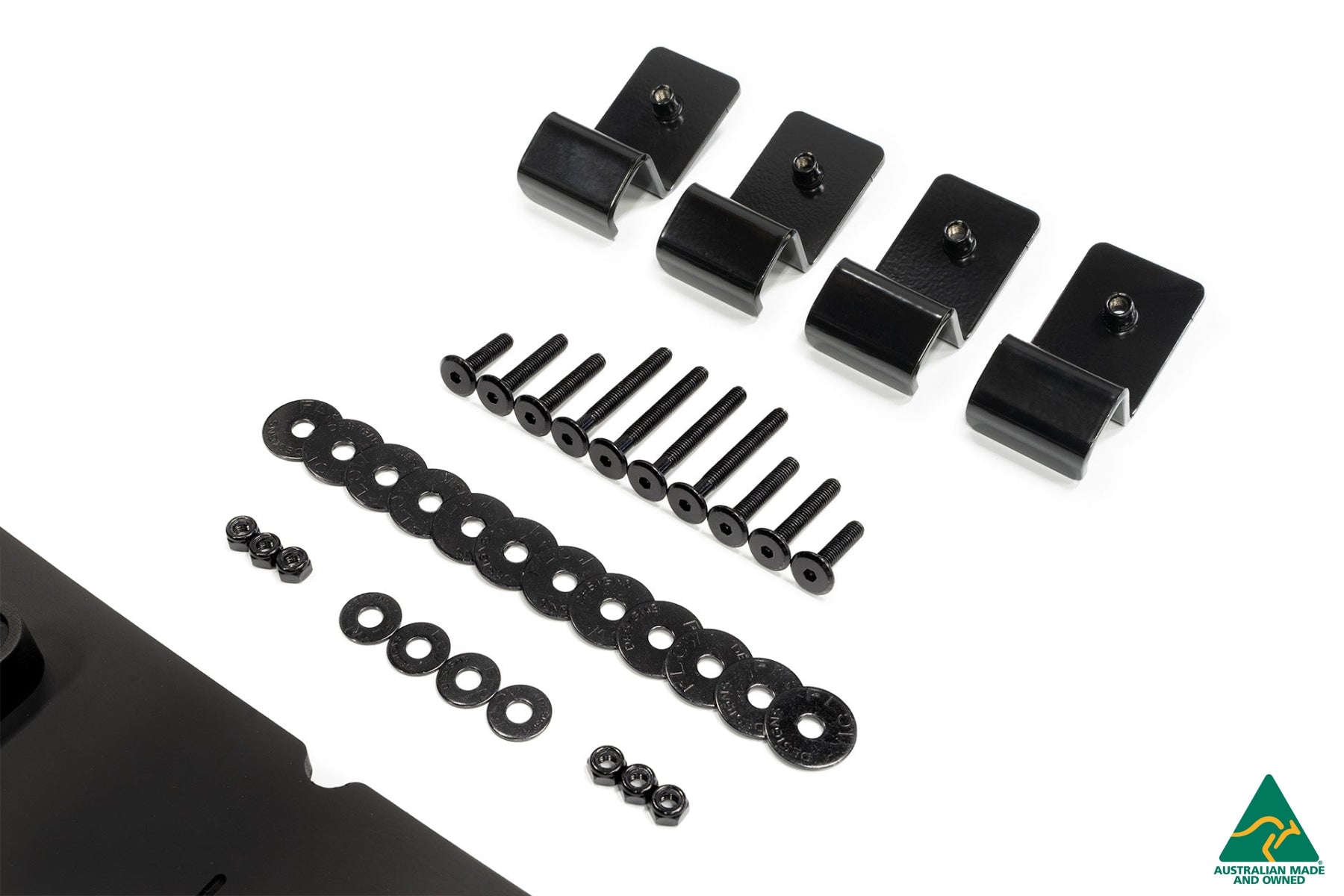 DISCONTINUED SANDED MATTE FINISH - Cerato GT PFL Front Lip Splitter & Reinforcement Brackets