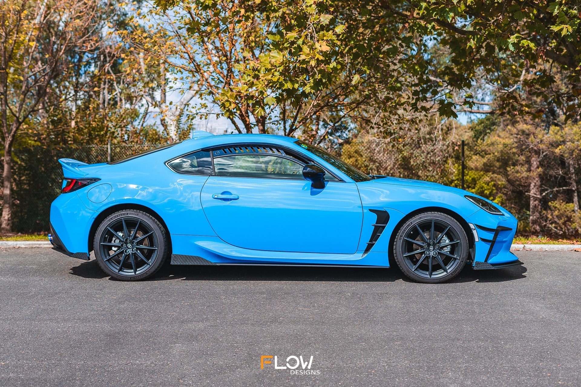 EX-DISPLAY - Toyota ZN8 GR86 / Subaru ZD8 BRZ Side Skirt Splitters (TEXTURED: Pair)
