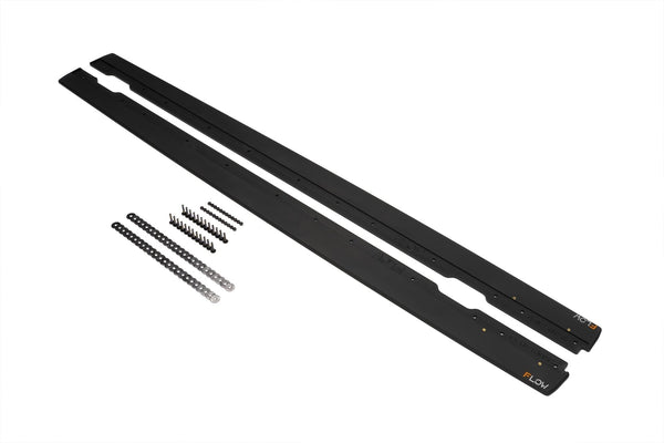 S3 8P2 Hatch (FL) Side Skirt Splitters V3 (Pair)