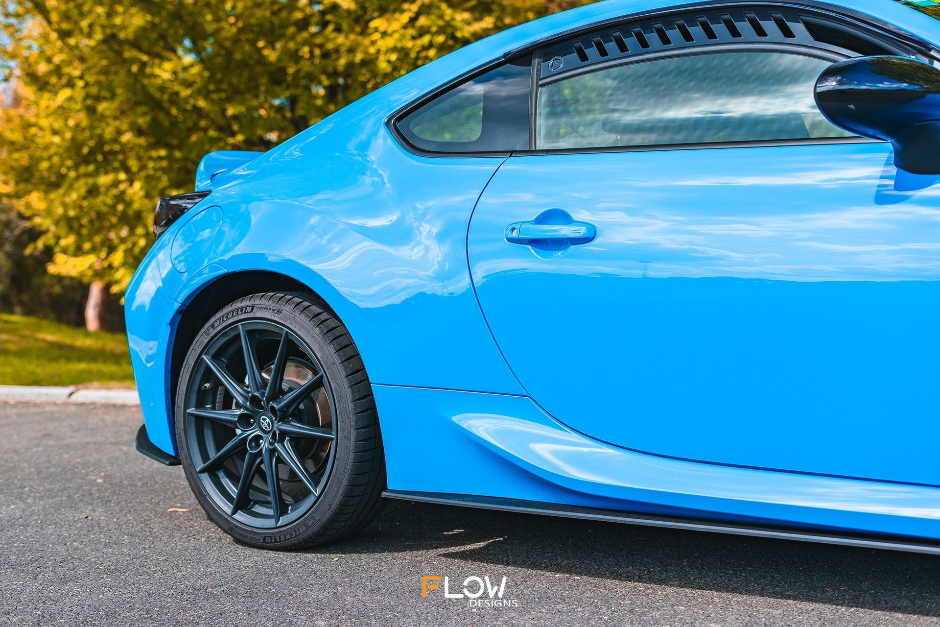 EX-DISPLAY - Toyota ZN8 GR86 / Subaru ZD8 BRZ Side Skirt Splitters (TEXTURED: Pair)