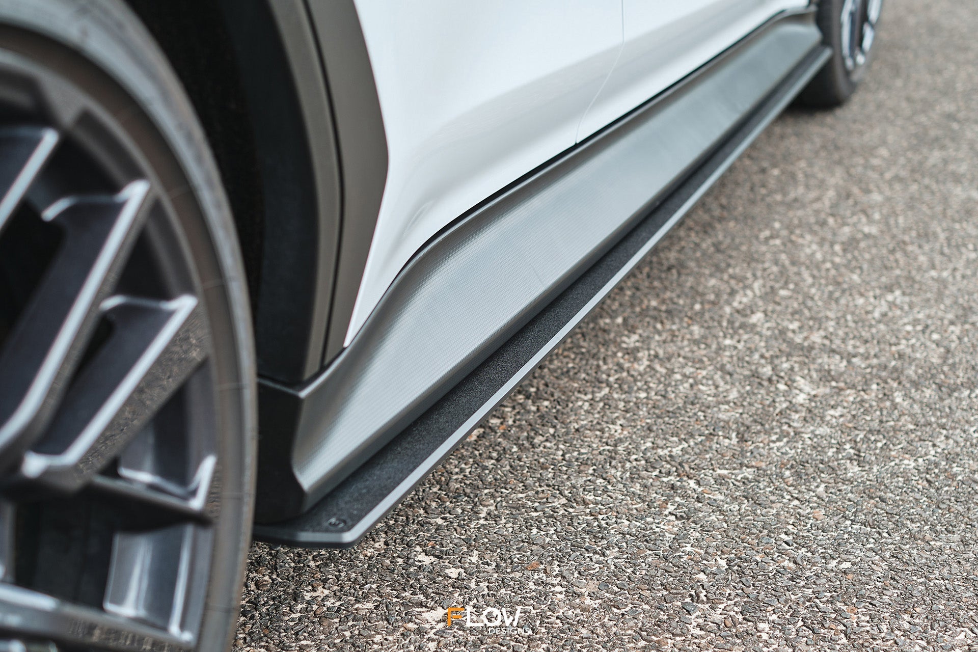 EX-DISPLAY - VB WRX Side Skirt Splitters (TEXTURED: Pair)
