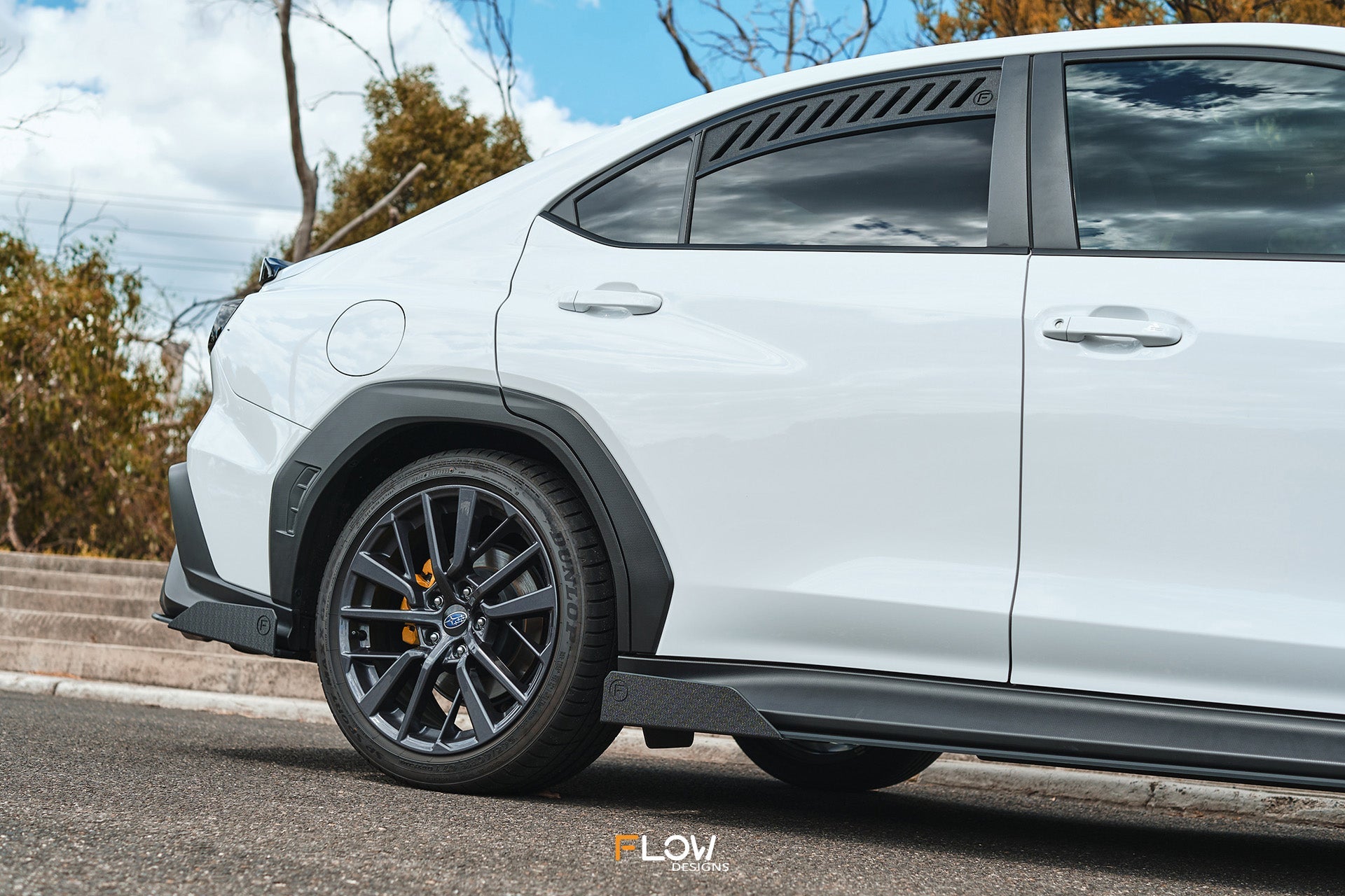 DEMO STOCK - VB WRX Rear Spats (TEXTURED; Pair)