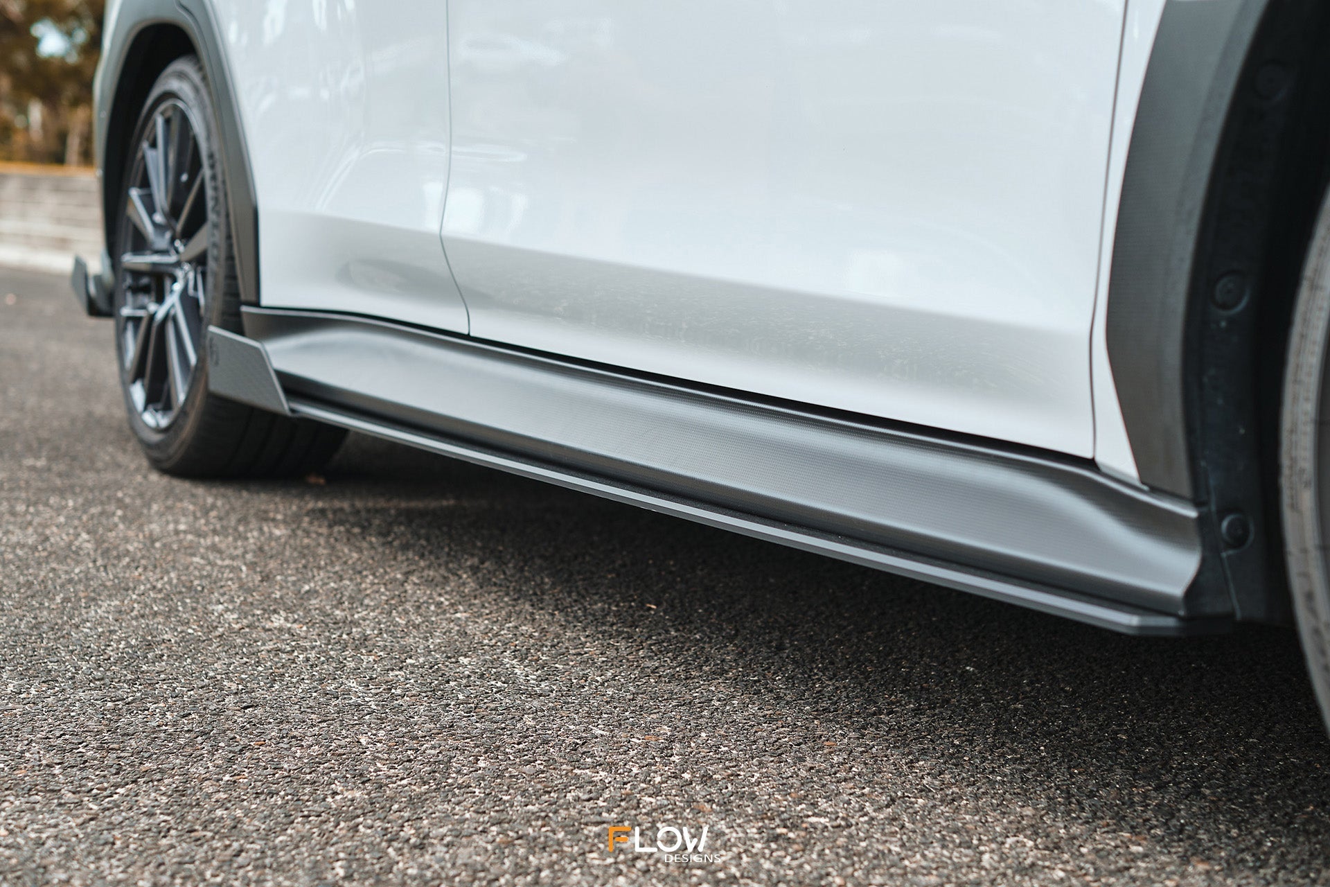 EX-DISPLAY - VB WRX Side Skirt Splitters (TEXTURED: Pair)
