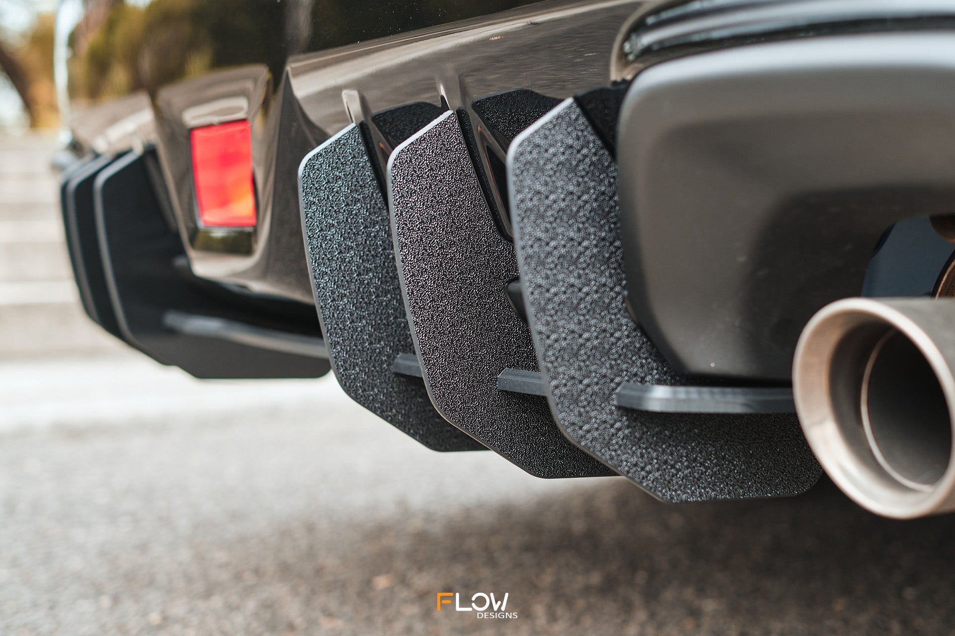 DEMO STOCK - VB WRX Flow-Lock Rear Diffuser (GLOSS)