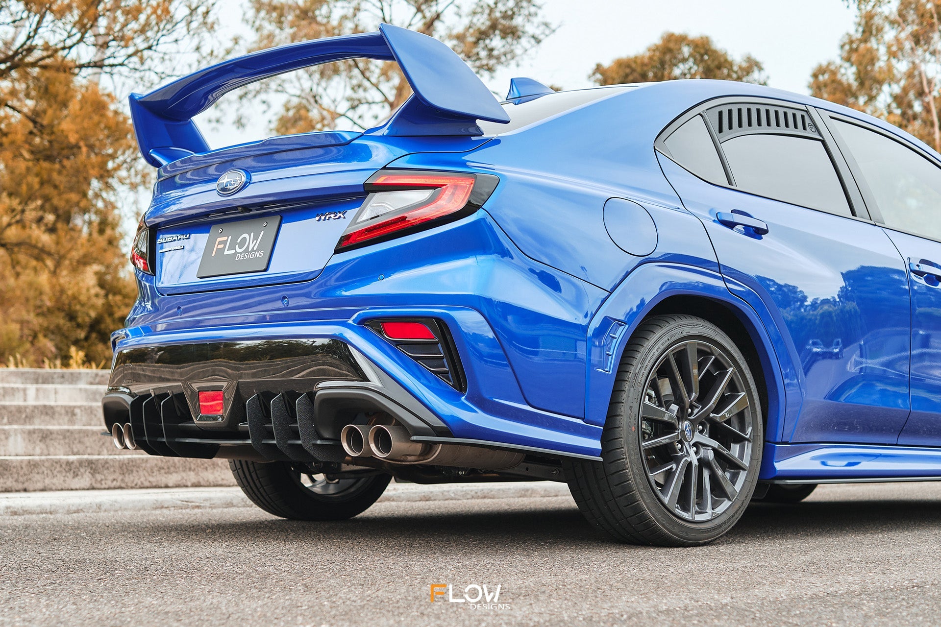 DEMO STOCK - VB WRX Flow-Lock Rear Diffuser (GLOSS)