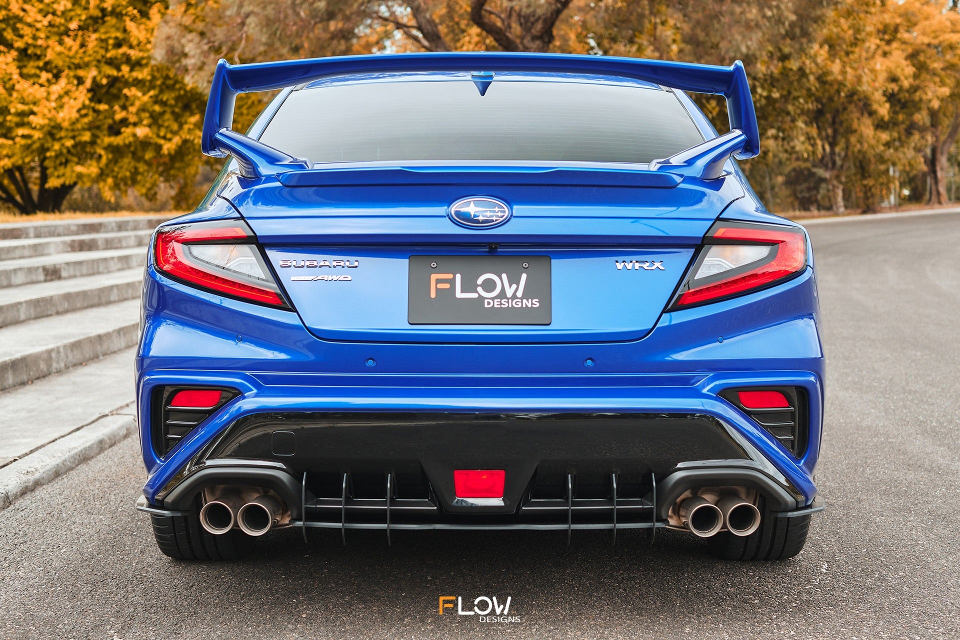 DEMO STOCK - VB WRX Flow-Lock Rear Diffuser (GLOSS)