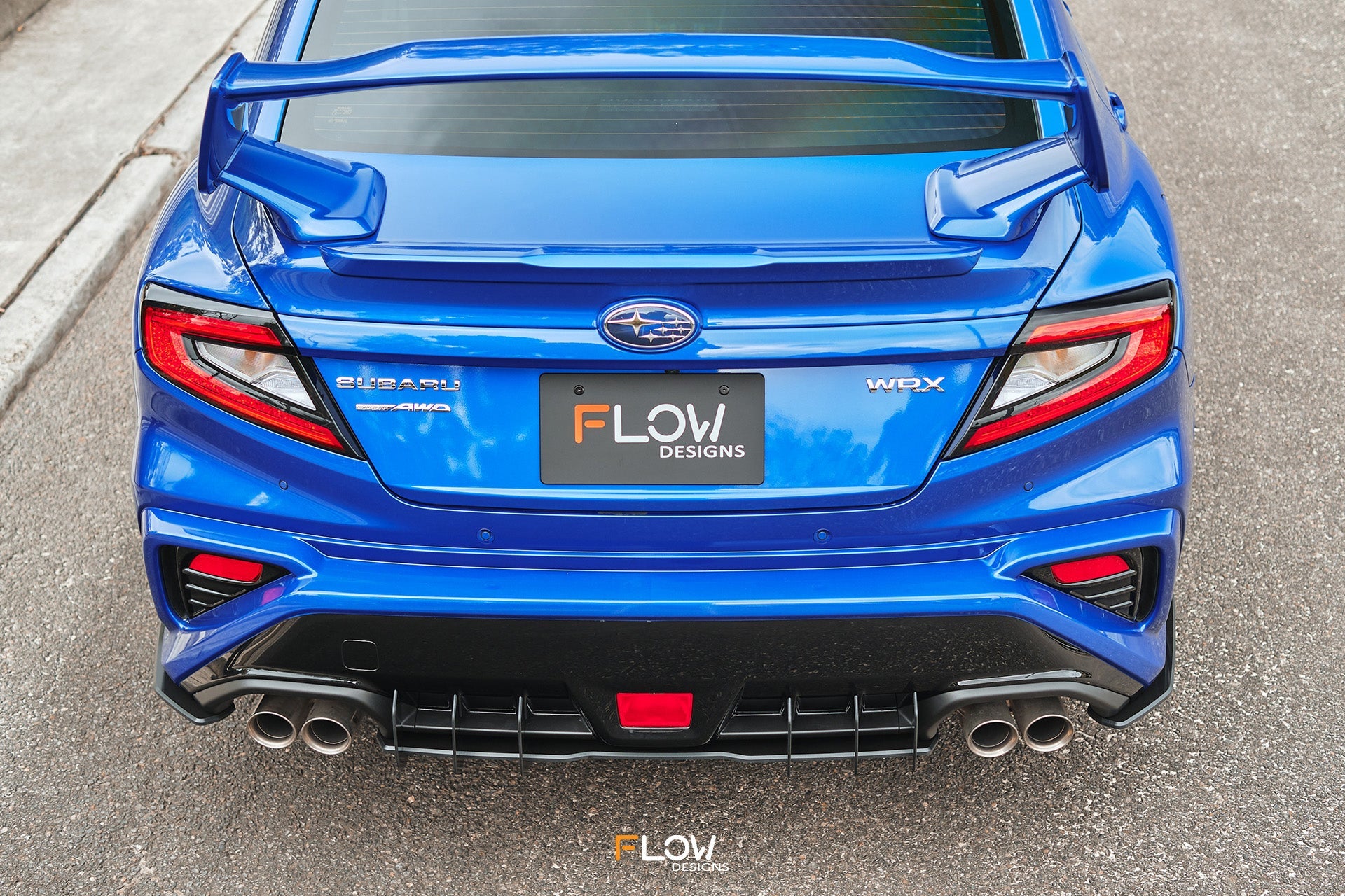 DEMO STOCK - VB WRX Flow-Lock Rear Diffuser (GLOSS)