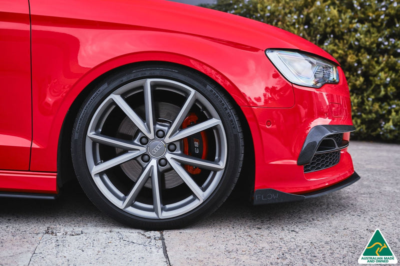 S3 8V Sedan Pre-Facelift Front Lip Splitter Winglets (Pair)