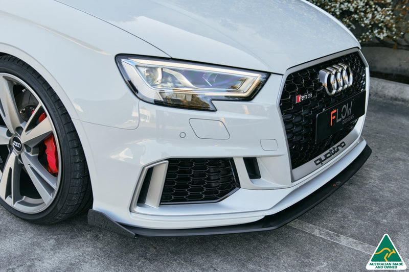 RS3 8V Sedan Facelift Front Lip Splitter Winglets (Pair)