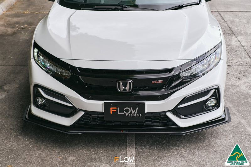 FK4/FK7 Civic RS Hatch FL Front Lip Splitter Extensions (Pair)