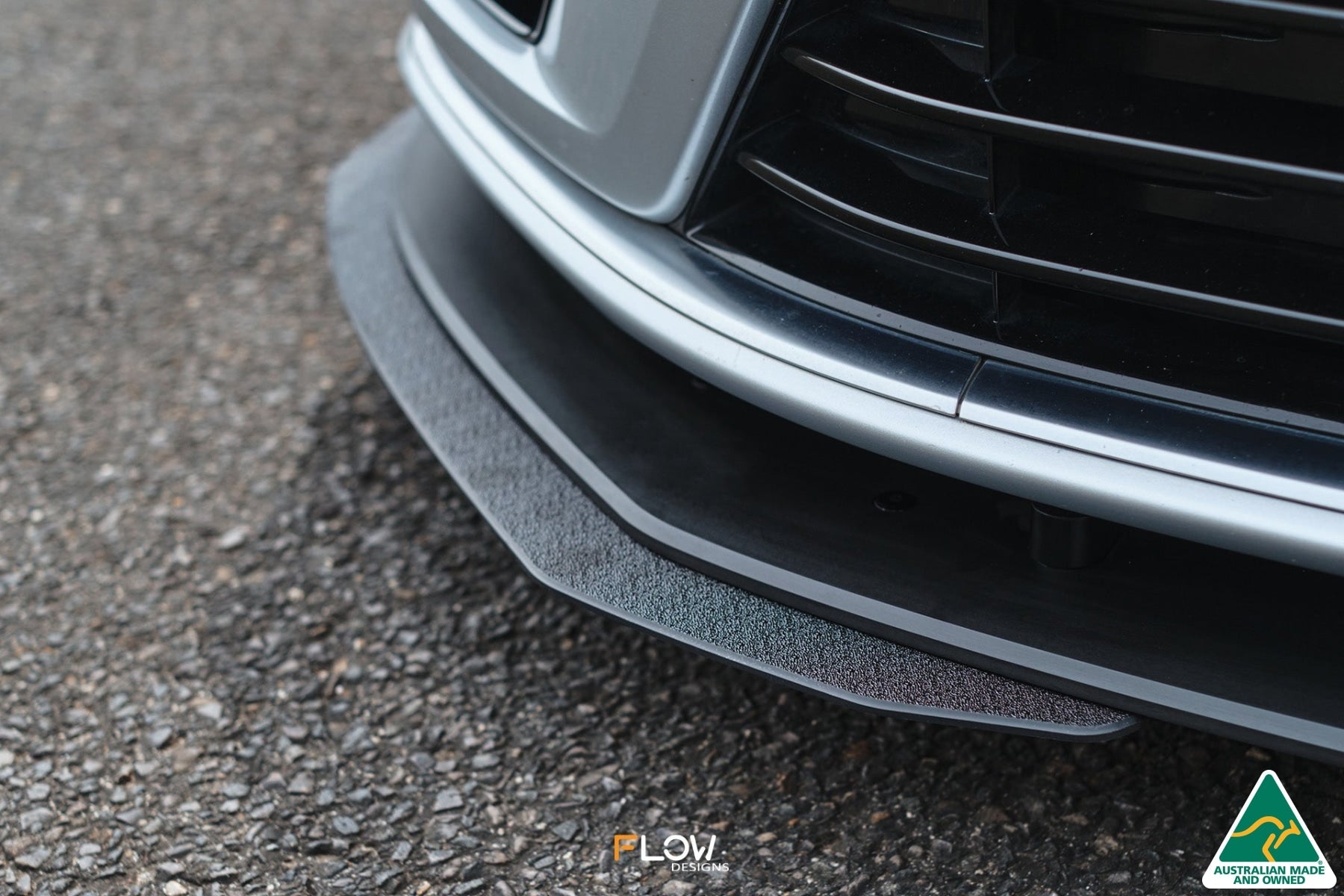 EX-DISPLAY -DISCONTINUED SANDED MATTE FINISH - MK7 Golf R (EU/AU) Chassis Mounted Front Lip Splitter V3